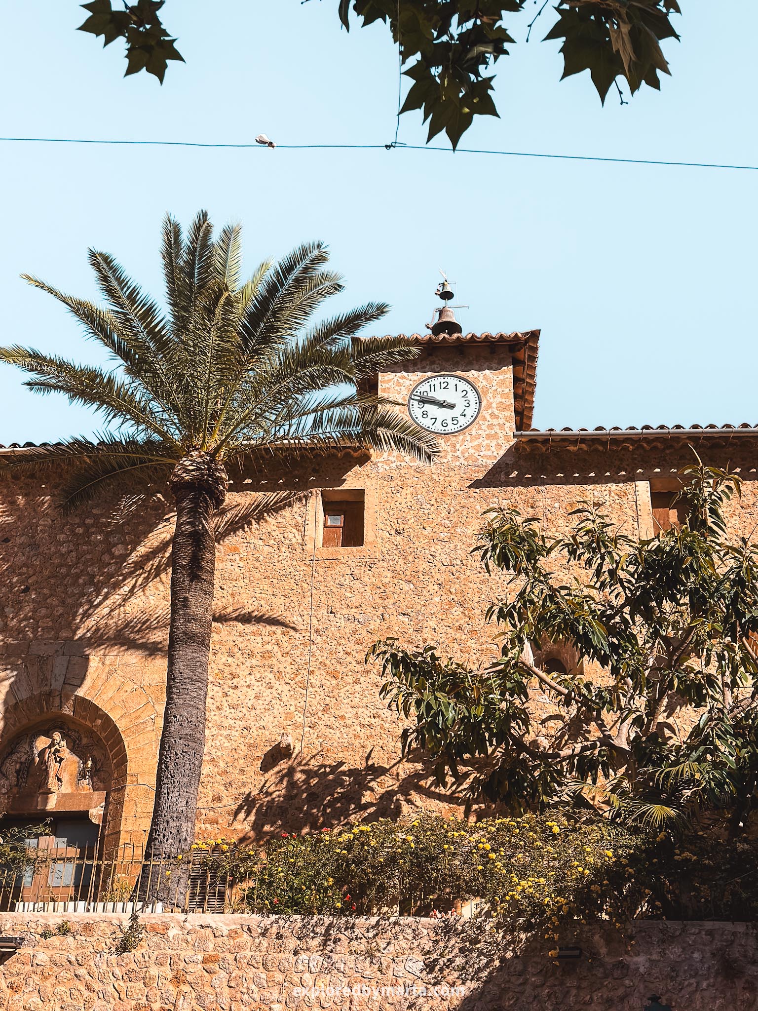 Fornalutx, Mallorca, Spain-Church of the Nativity of the Virgin Mary in Fornalutx