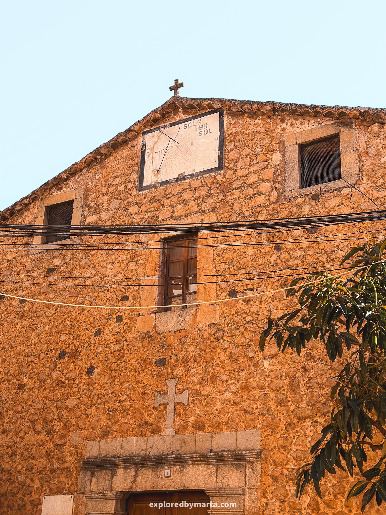 Fornalutx, Mallorca, Spain-Church of the Nativity of the Virgin Mary in Fornalutx