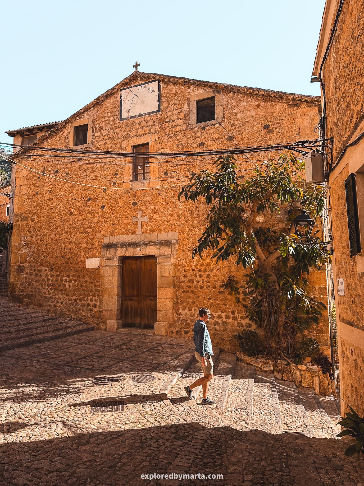 Fornalutx, Mallorca, Spain-Church of the Nativity of the Virgin Mary in Fornalutx