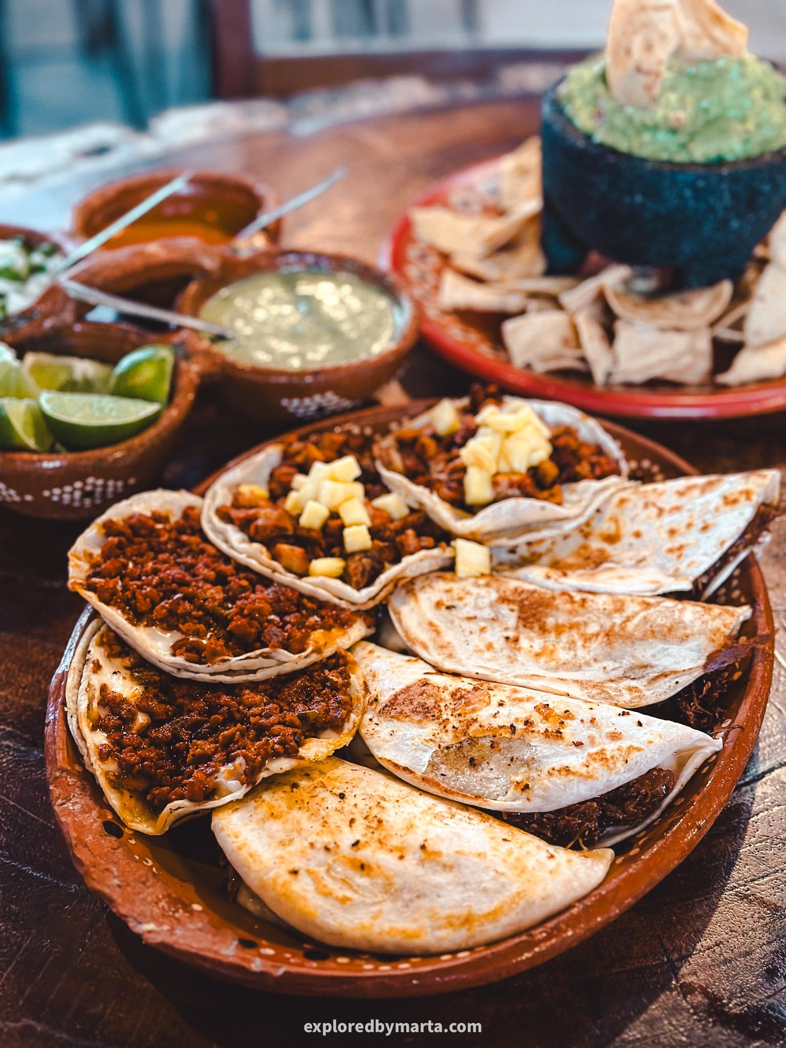 Mexican food in Puerto Morelos, Mexico