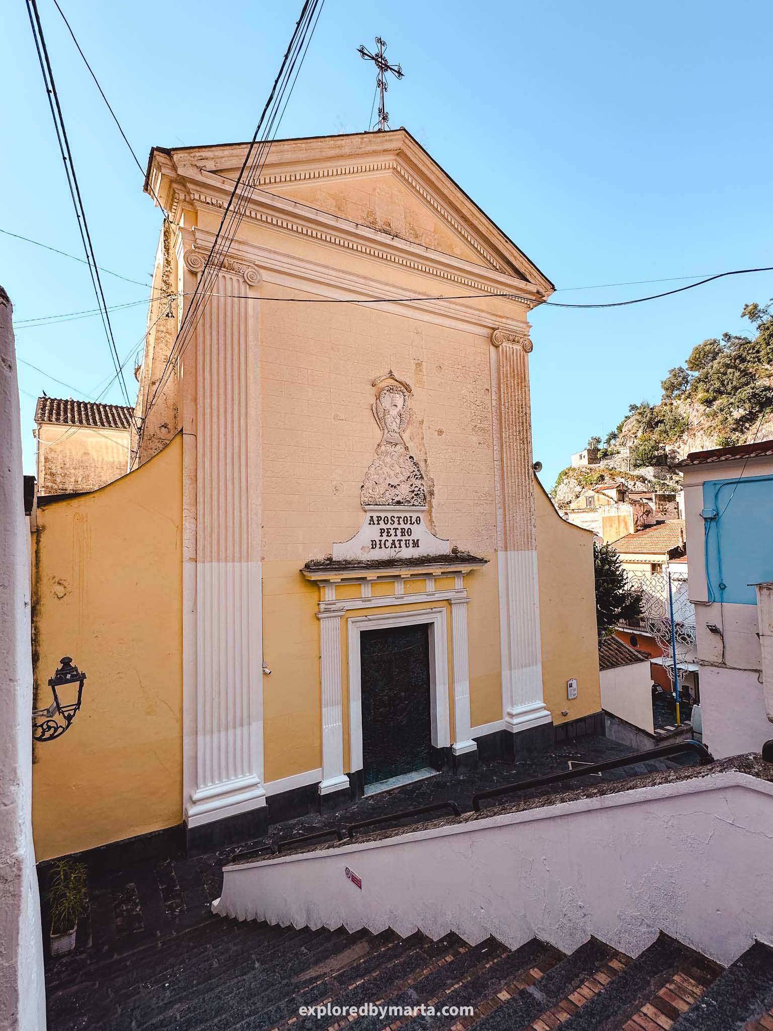 Cetara, Italy-Church of St. Peter the Apostle in Cetara