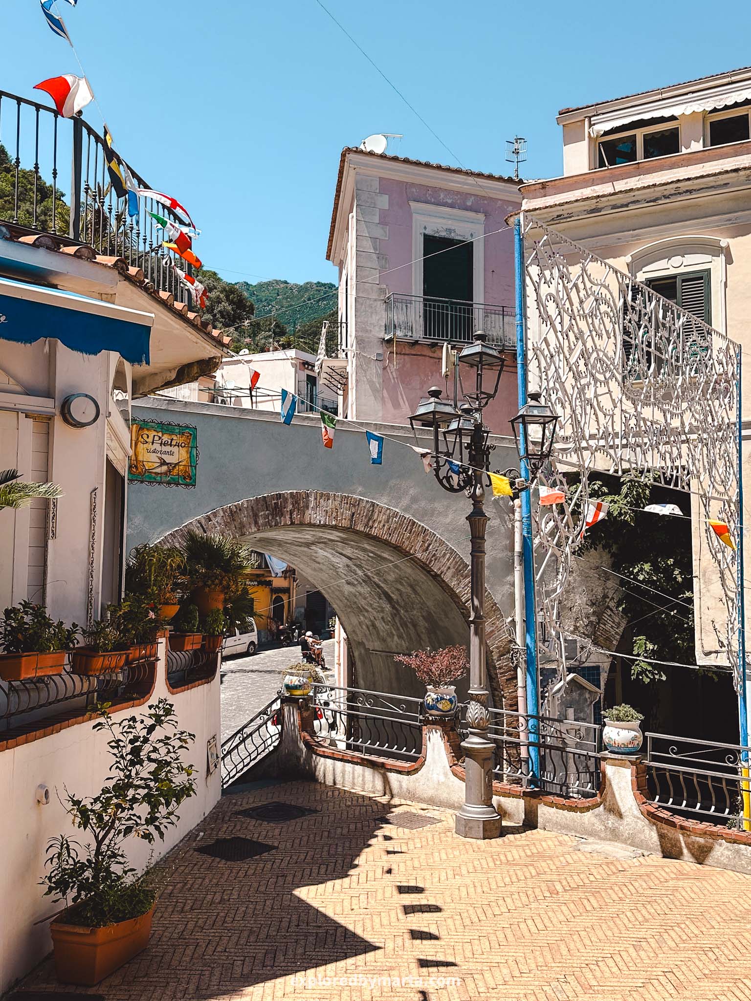 Cetara, Italy-Piazza di San Francesco