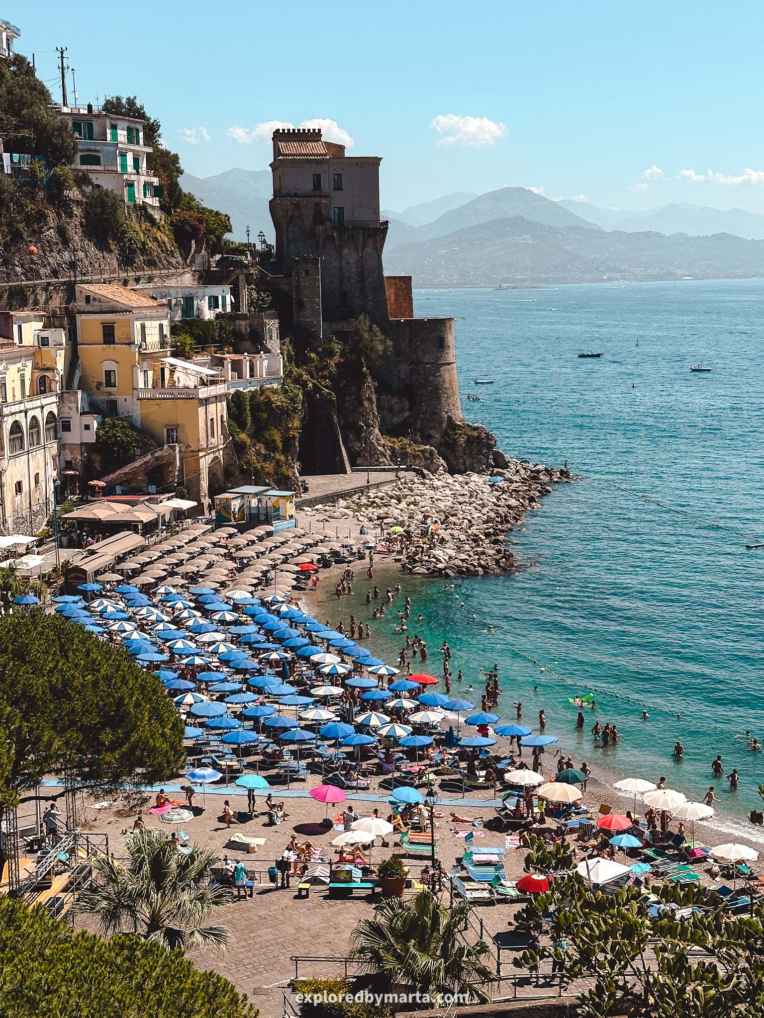 Cetara, Italy-the Beach of Cetara