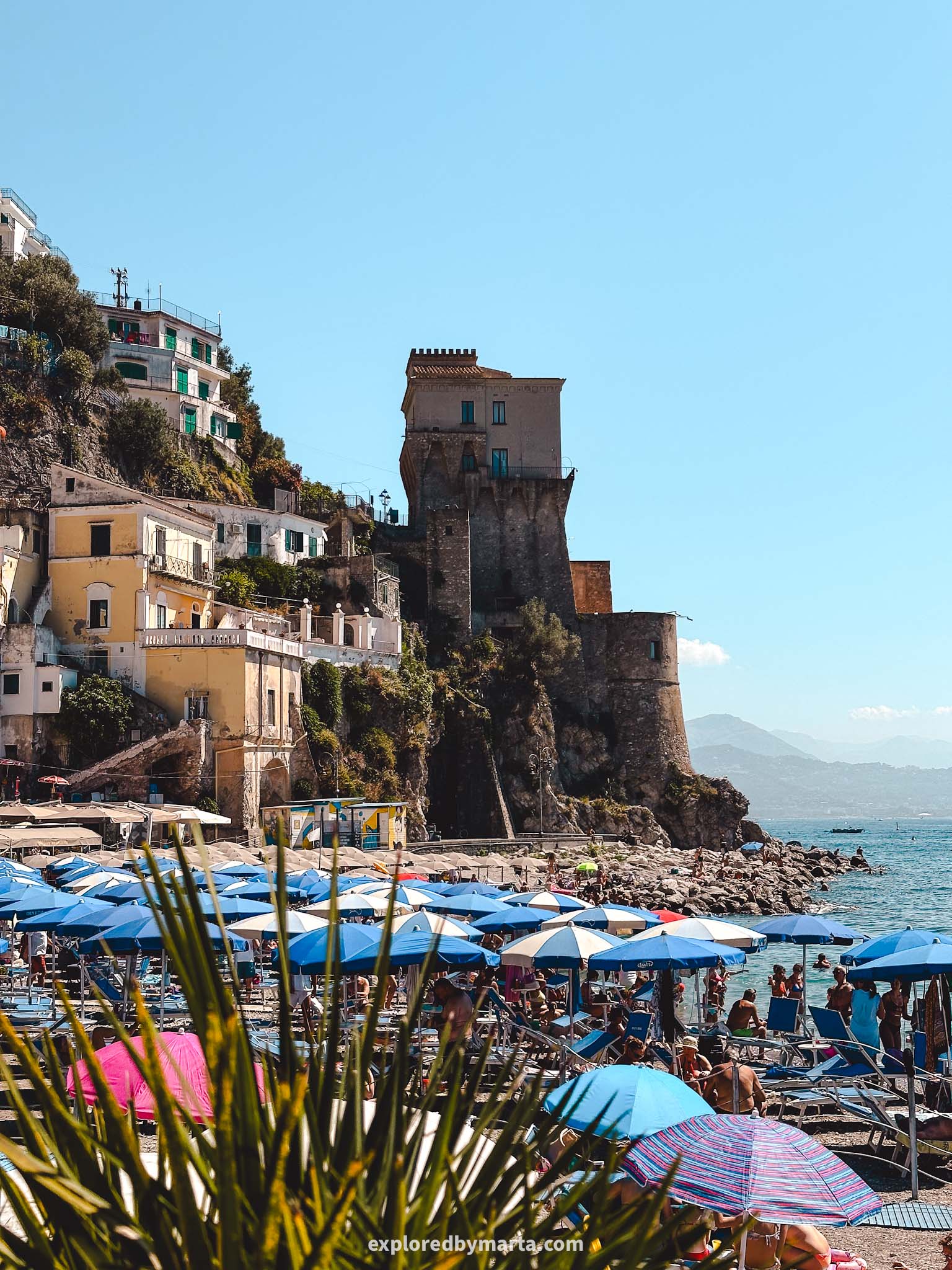 Cetara, Italy-the scenic Torre di Cetara