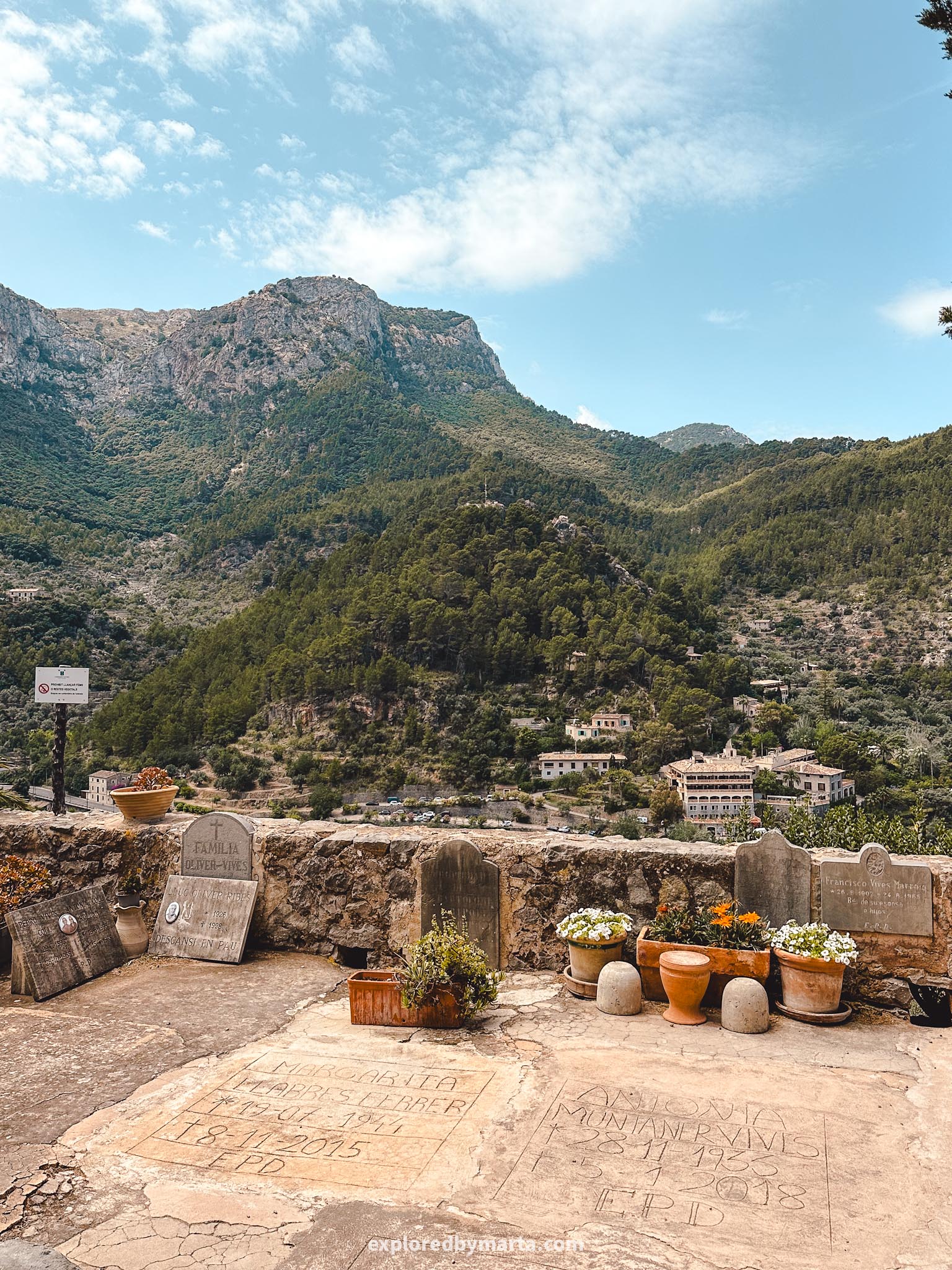 Deià, Mallorca, Spain-Deià cemetery