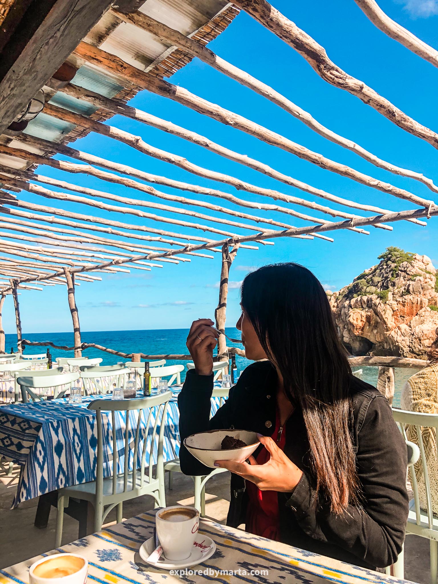 Deià, Mallorca, Spain-lunch at Cala de Deià