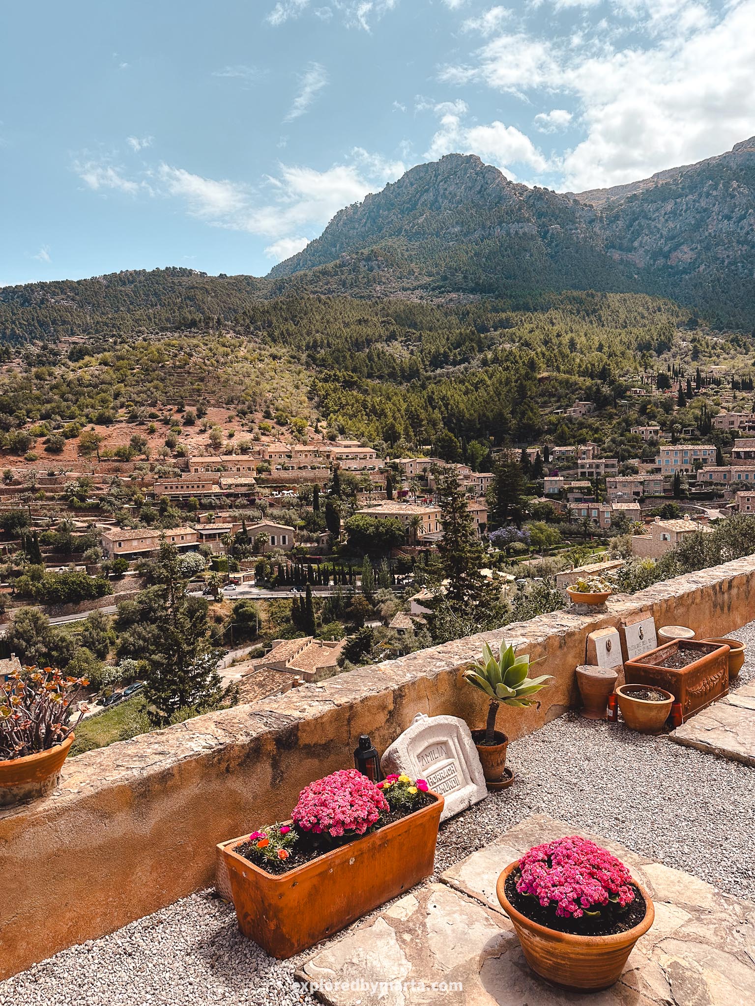 Deià, Mallorca, Spain-views from Deià cemetery