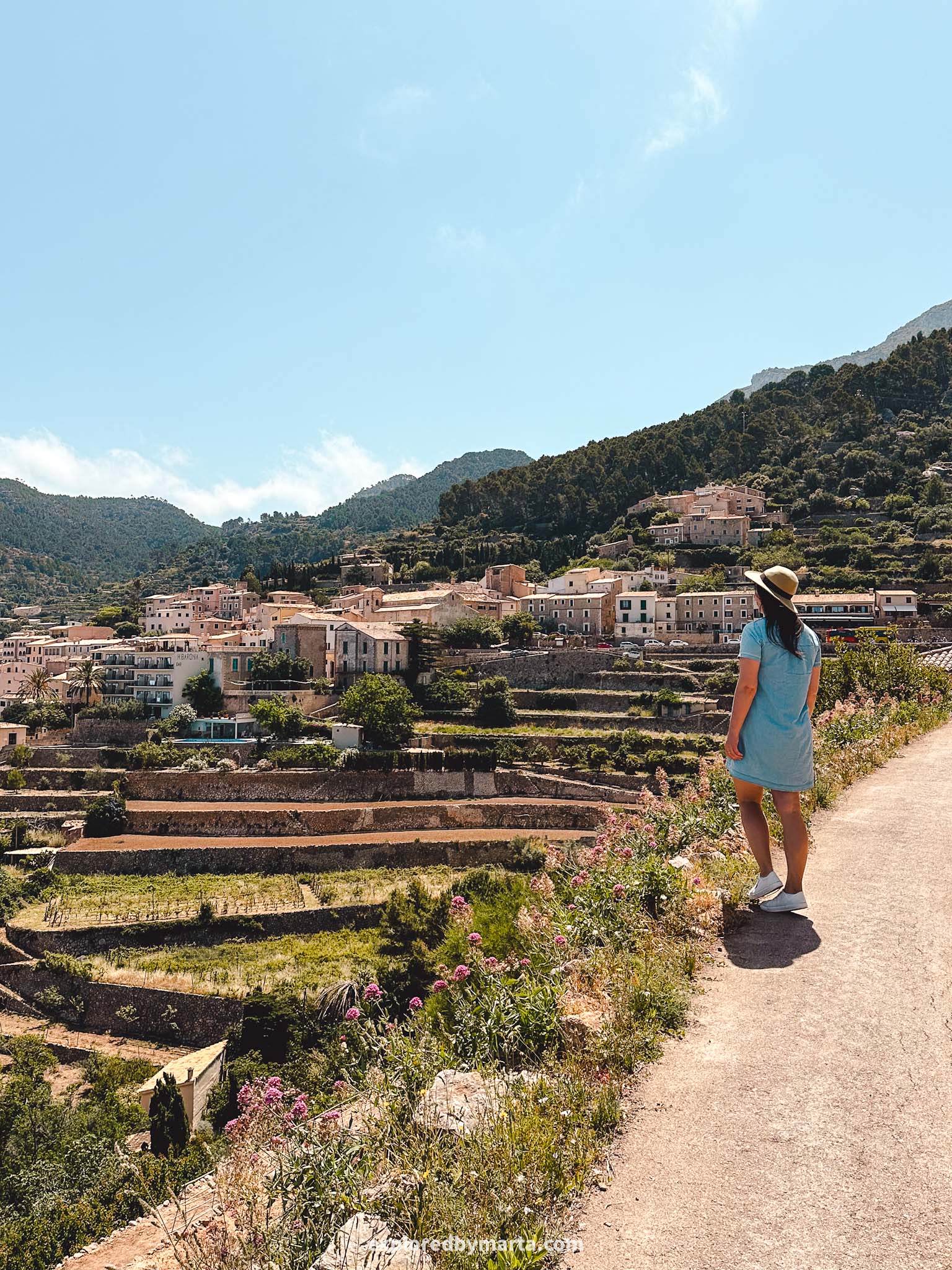 Mallorca, Spain-Banyalbufar village in Mallorca