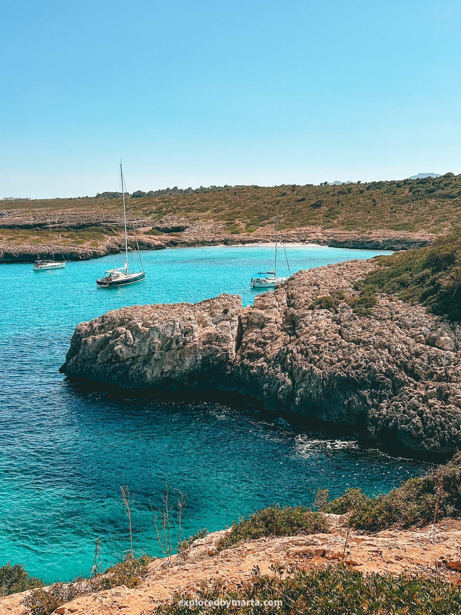 Mallorca, Spain-Cala Varques in Mallorca