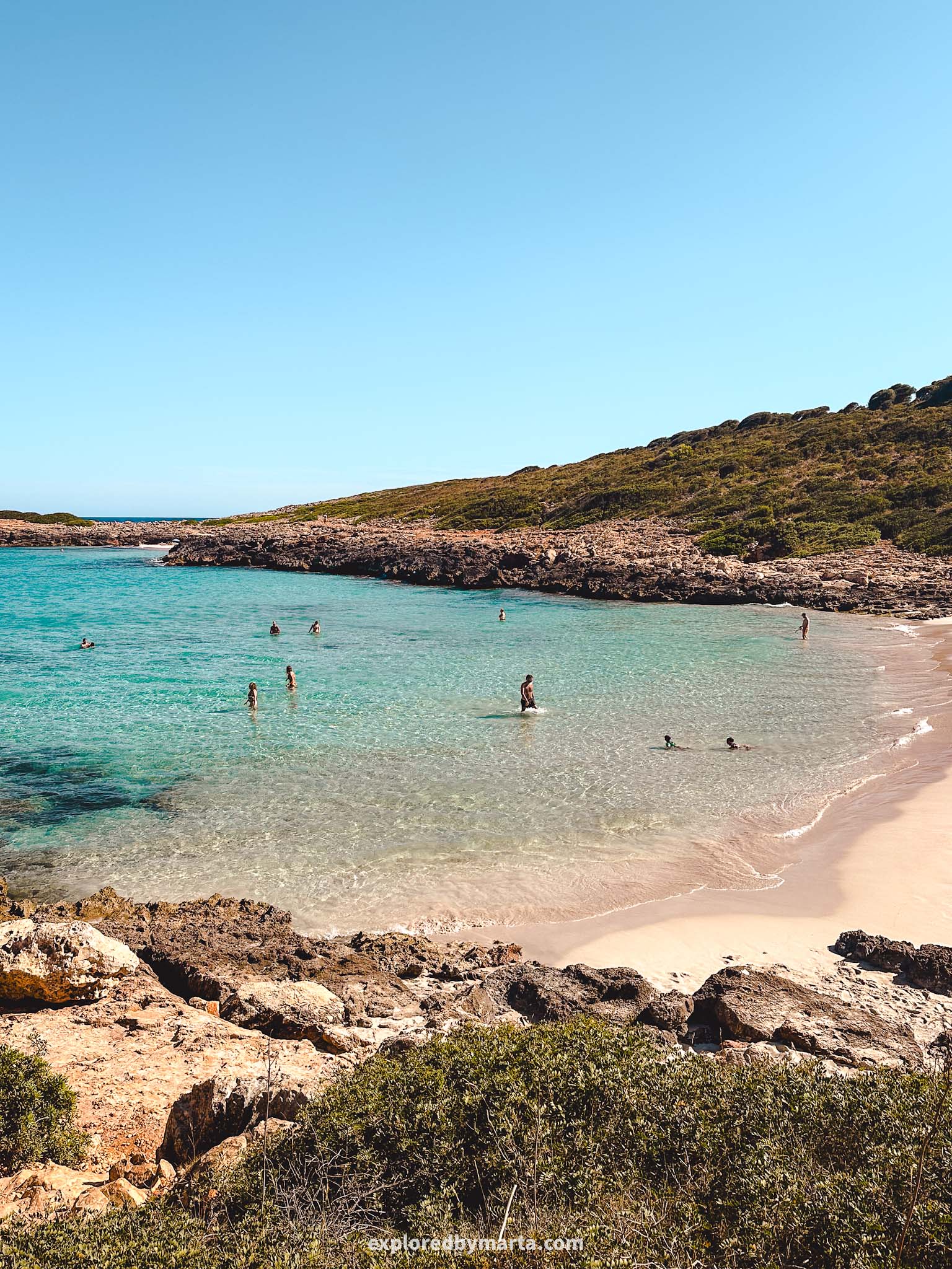 Mallorca, Spain-Cala Varques in Mallorca