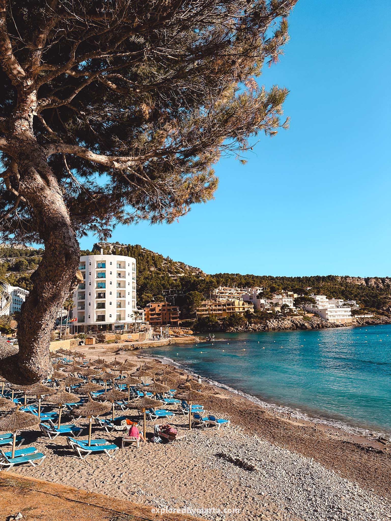 Mallorca, Spain-Sant Elm village in Mallorca