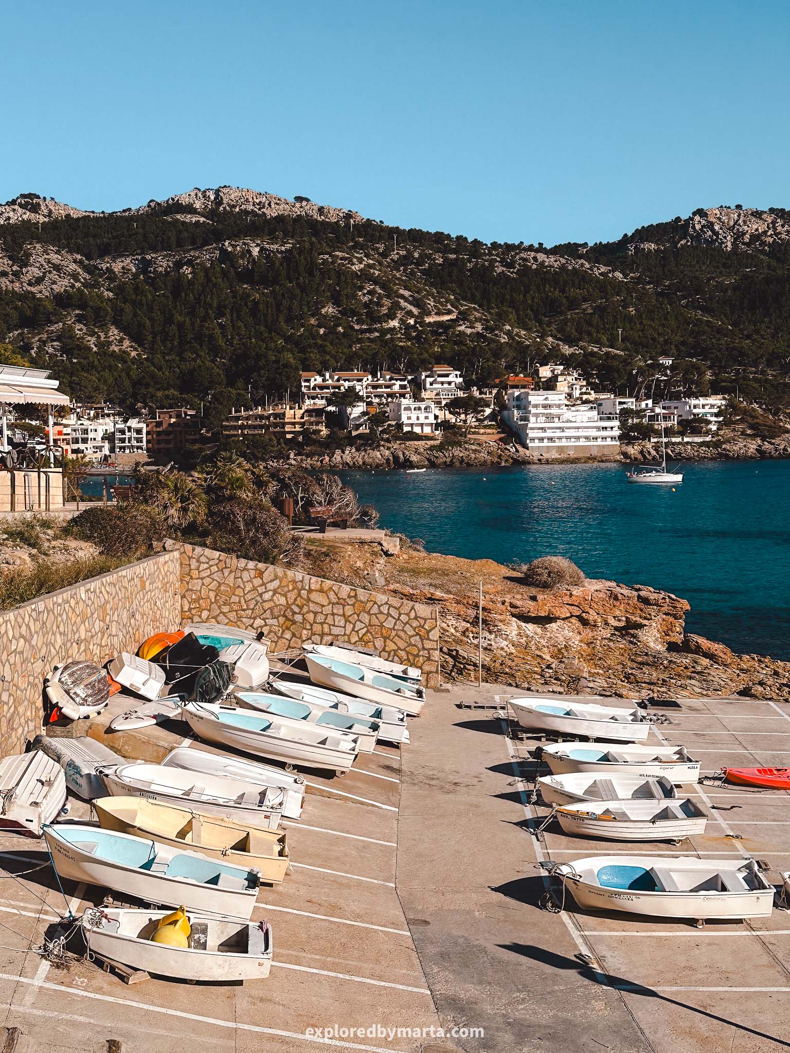 Mallorca, Spain-Sant Elm village in Mallorca