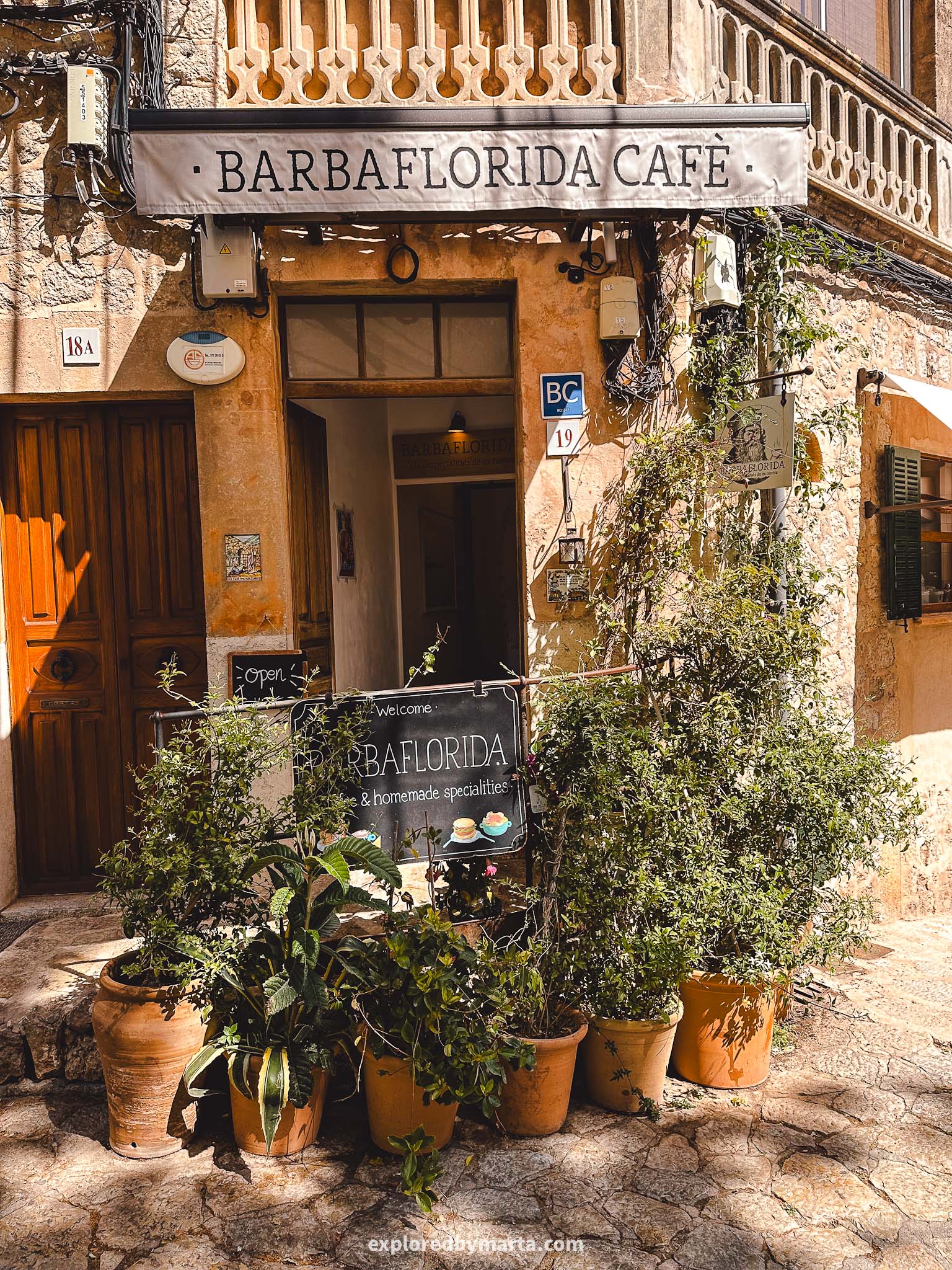Valldemossa, Mallorca, Spain-Barbaflorida cafè in Valldemossa