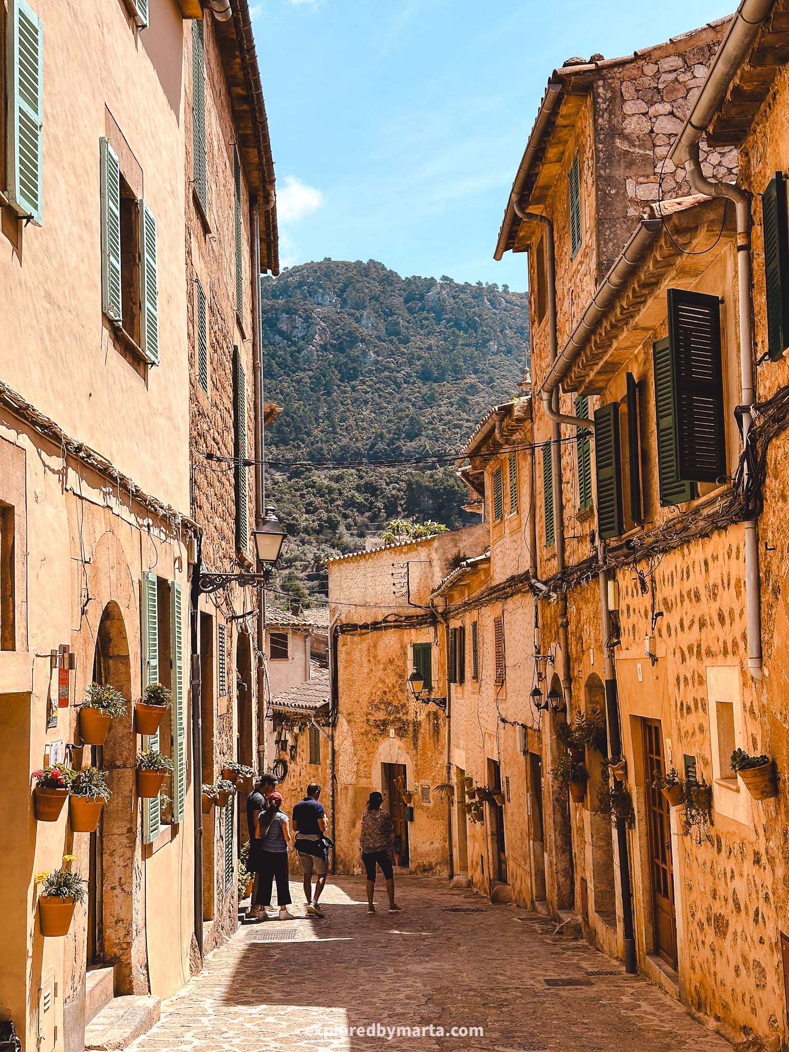 Valldemossa, Mallorca, Spain-charming streets of Valldemossa