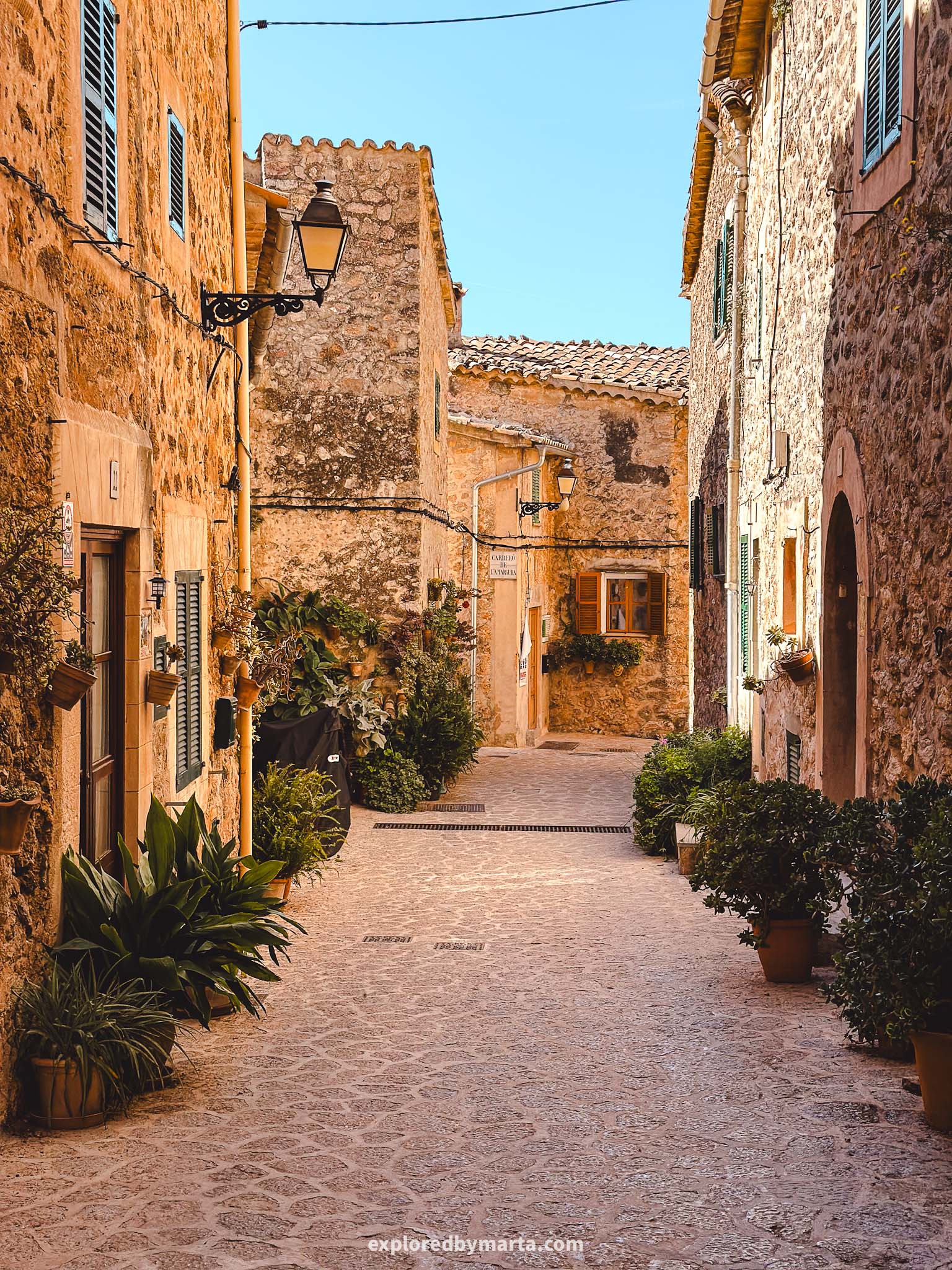 Valldemossa, Mallorca, Spain-charming streets of Valldemossa