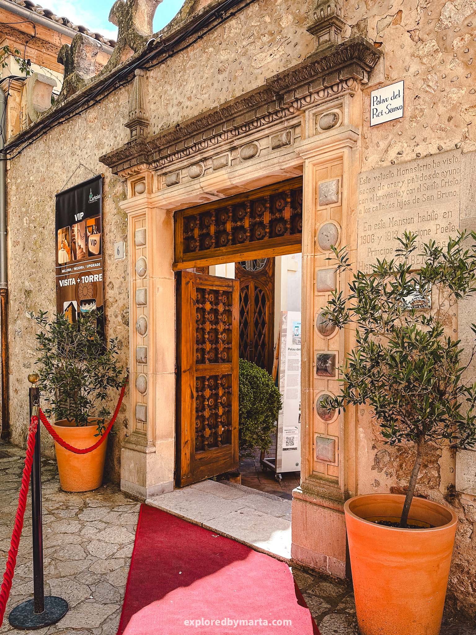 Valldemossa, Mallorca, Spain-the Palace of King Sancho