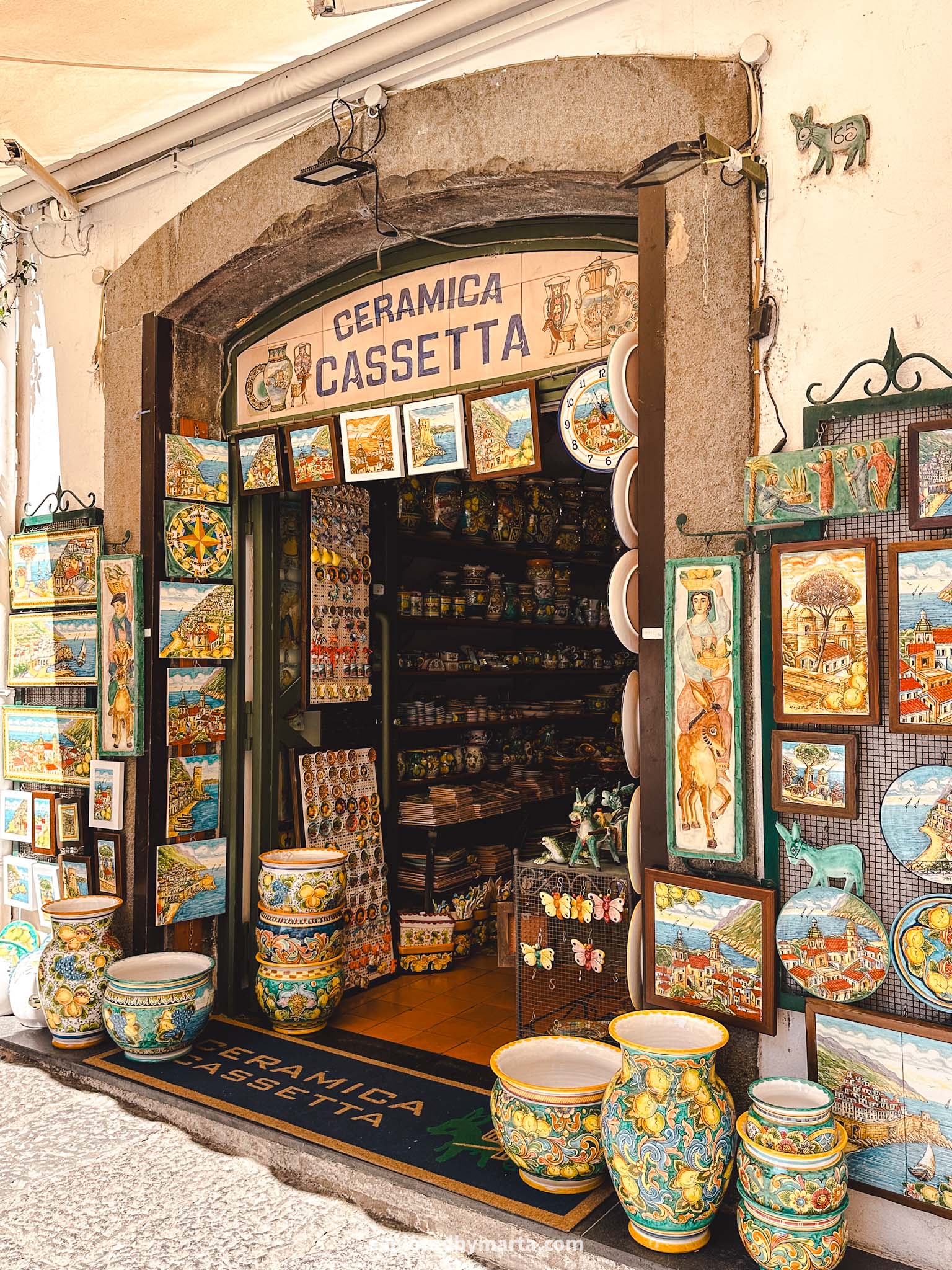 Vietri sul Mare, Italy-main ceramics street Corso Umberto I