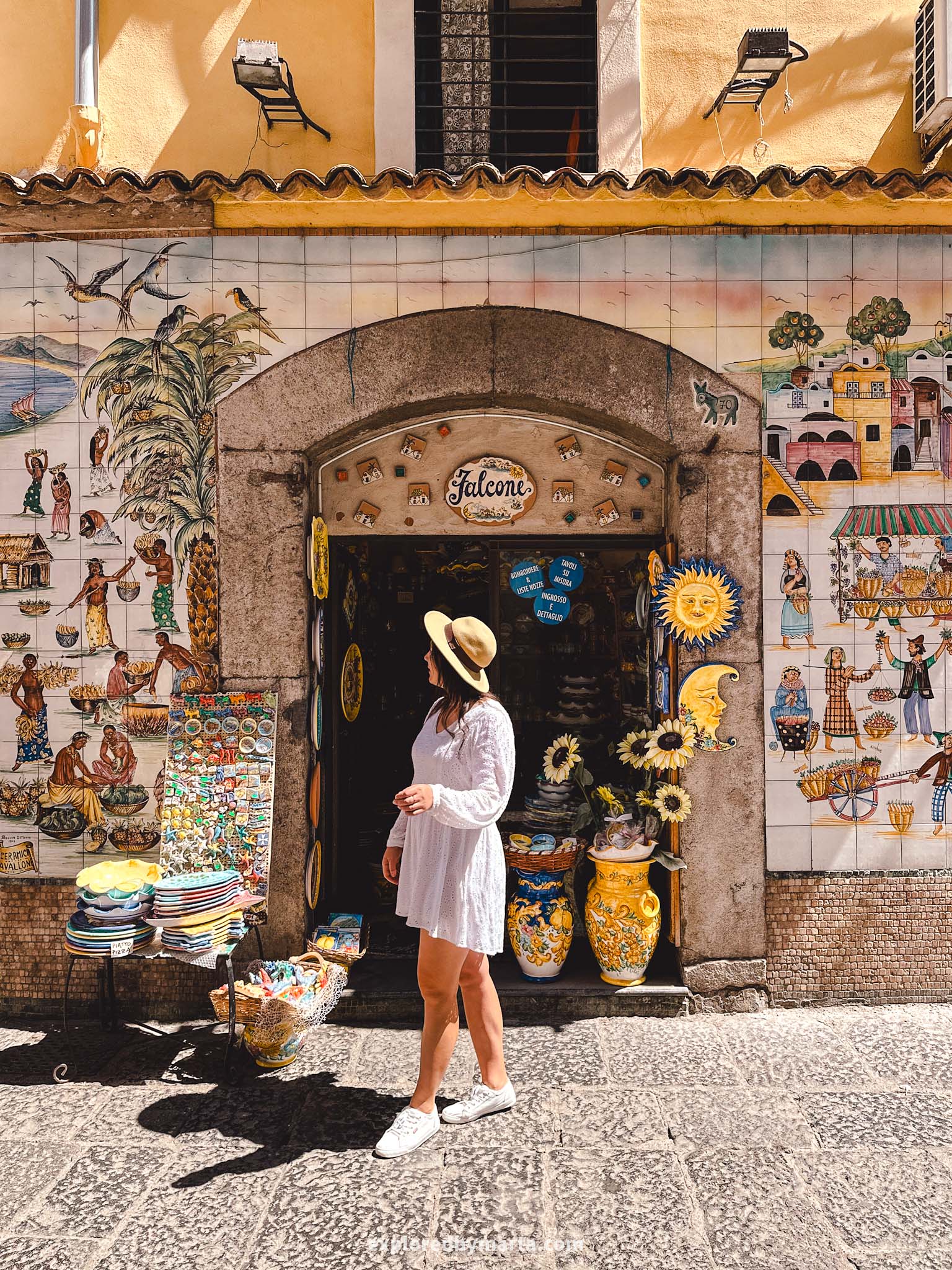 Vietri sul Mare, Italy-main ceramics street Corso Umberto I