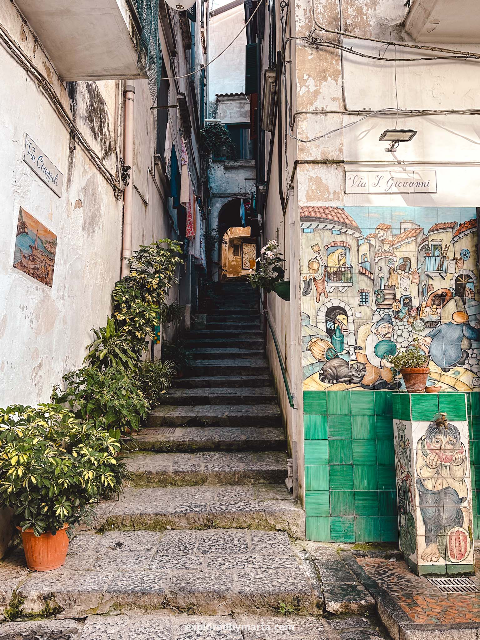 Vietri sul Mare, Italy-streets of Vietri sul Mare