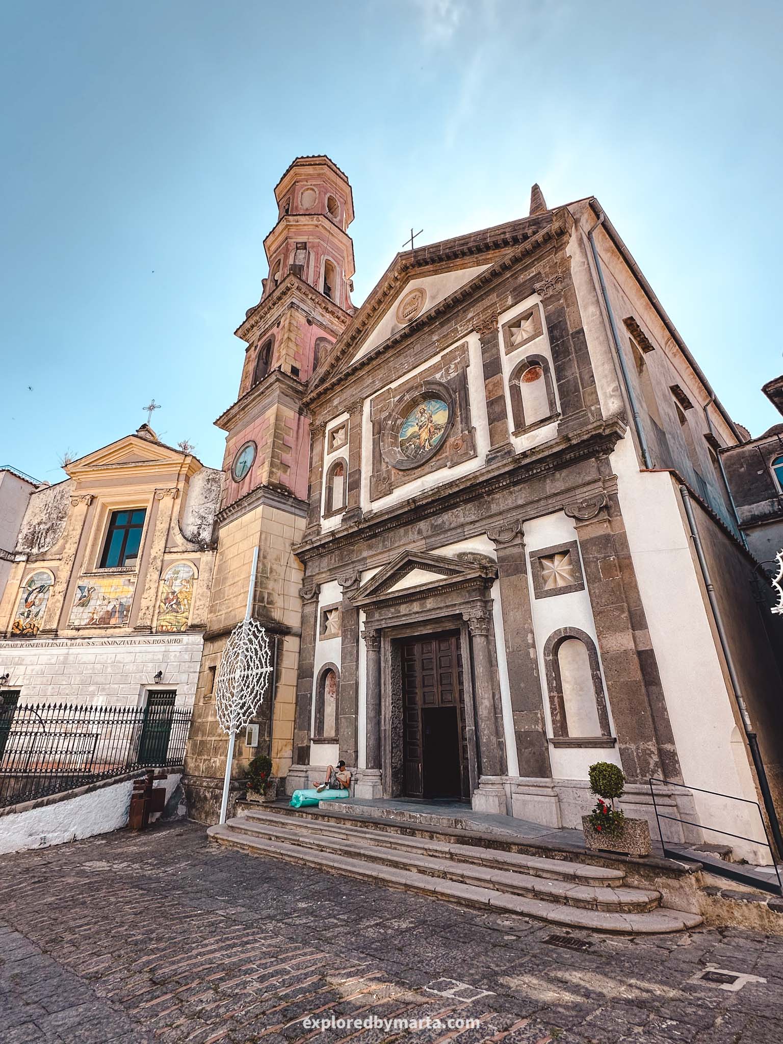 Vietri sul Mare, Italy-the 17th-century Church of St. John the Baptist