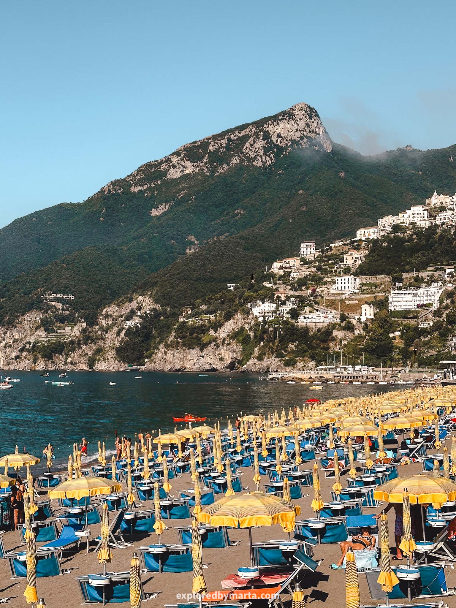 Vietri sul Mare, Italy-the Beach of Vietri sul Mare, known as Marina di Vietri