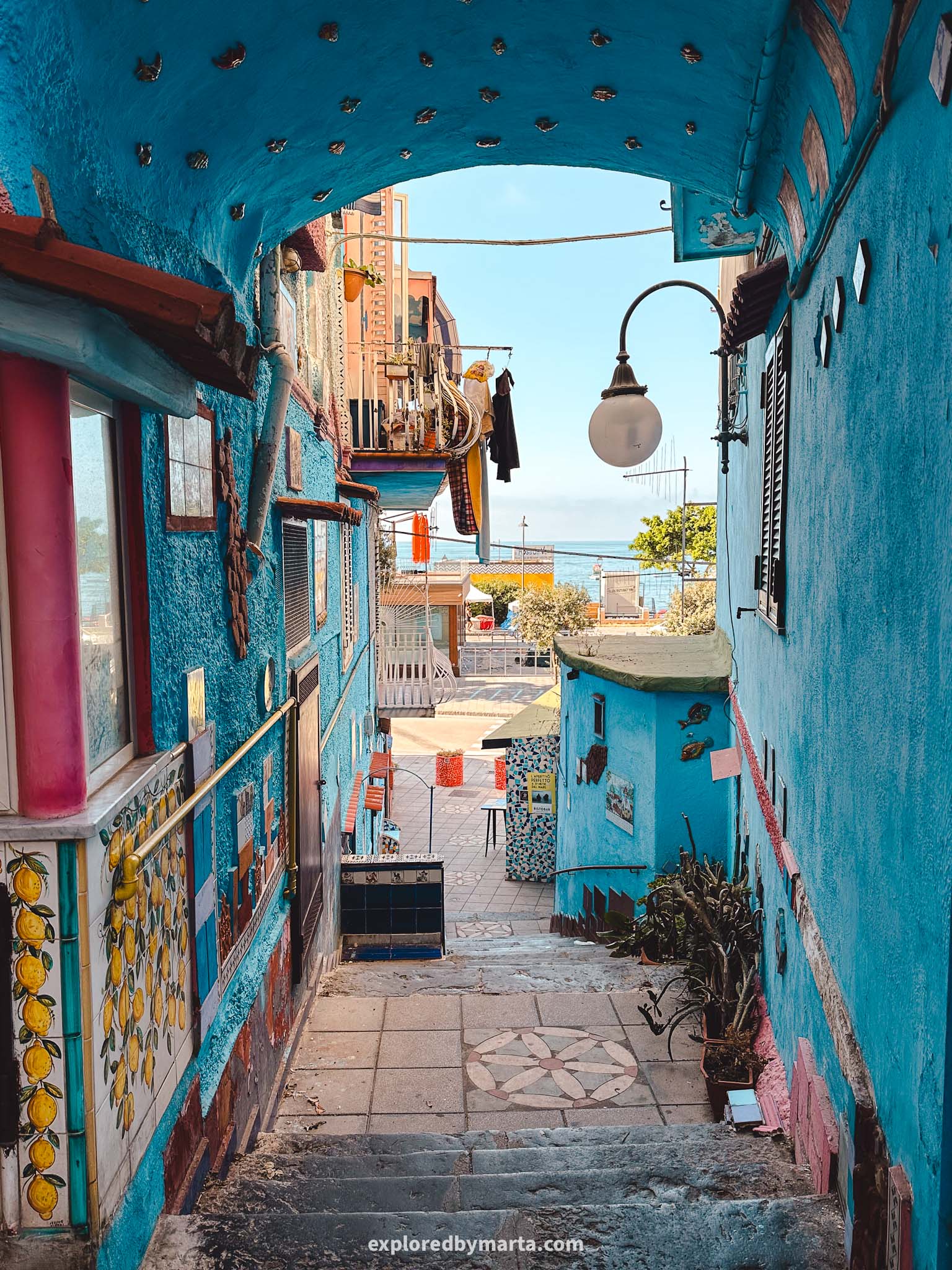 Vietri sul Mare, Italy-the colorful Casa Colorata house