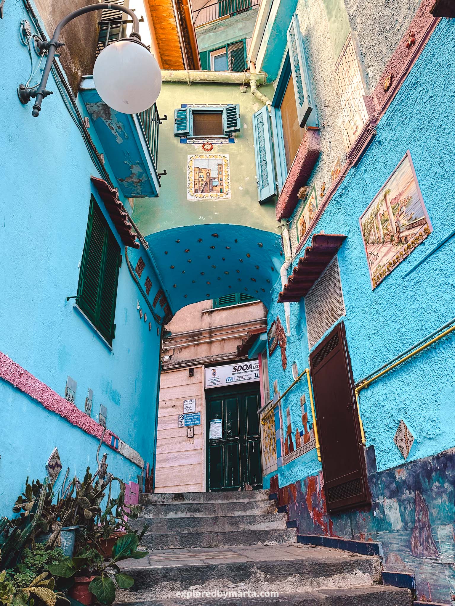 Vietri sul Mare, Italy-the colorful Casa Colorata house