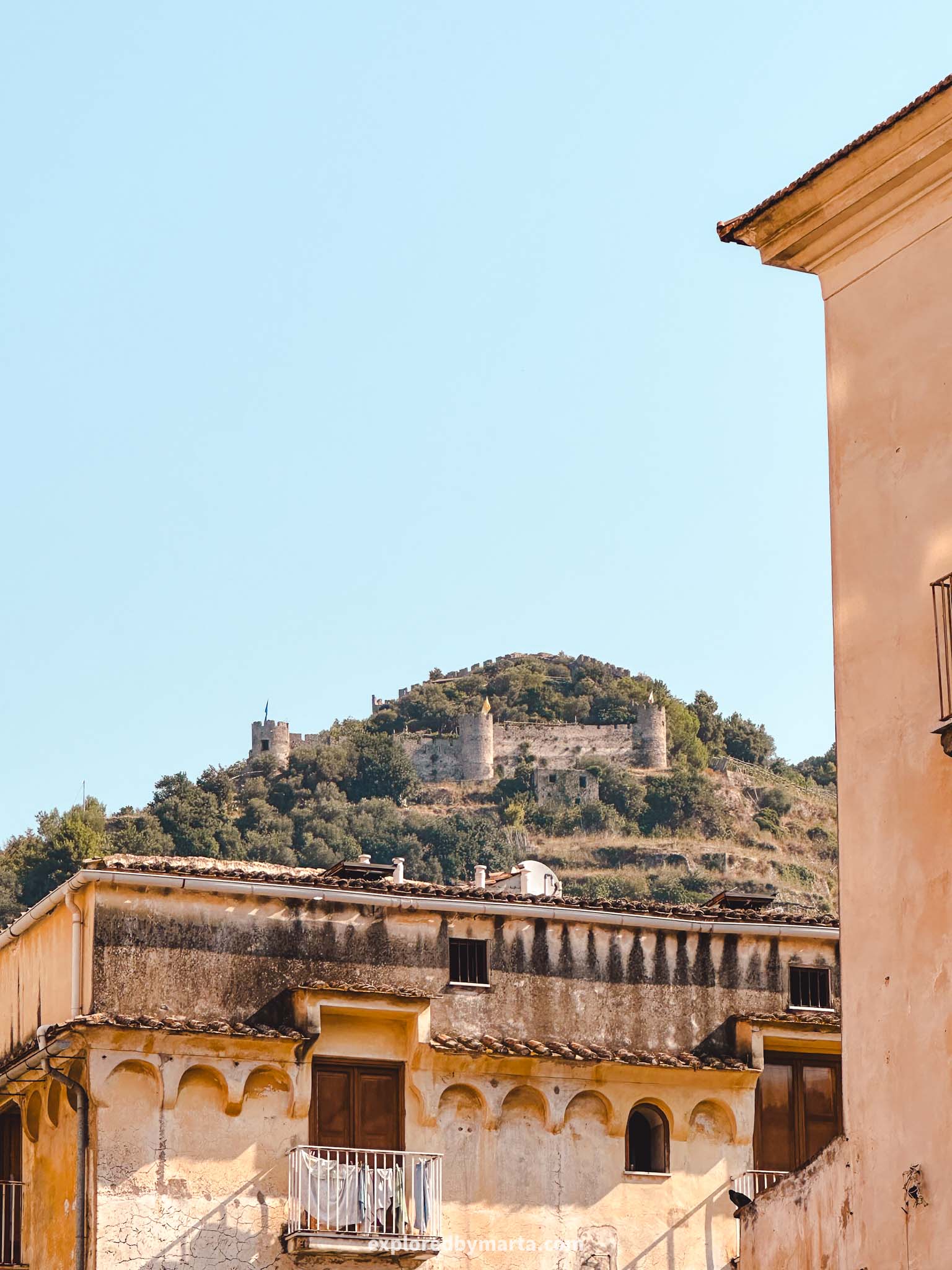 Maiori, Italy-Castello di San Nicola de Thoro-Plano in Maiori