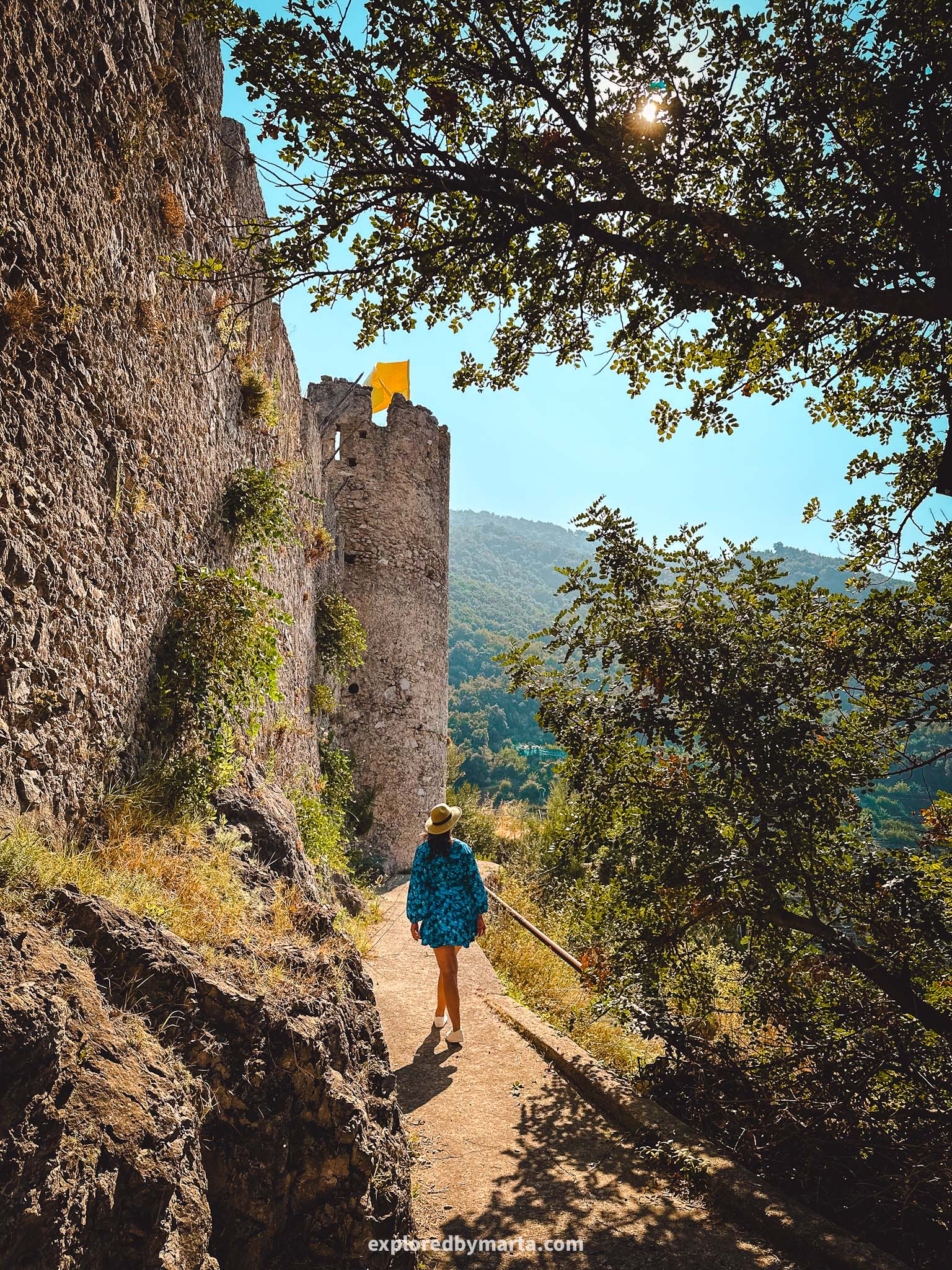 Maiori, Italy-Castello di San Nicola de Thoro-Plano in Maiori