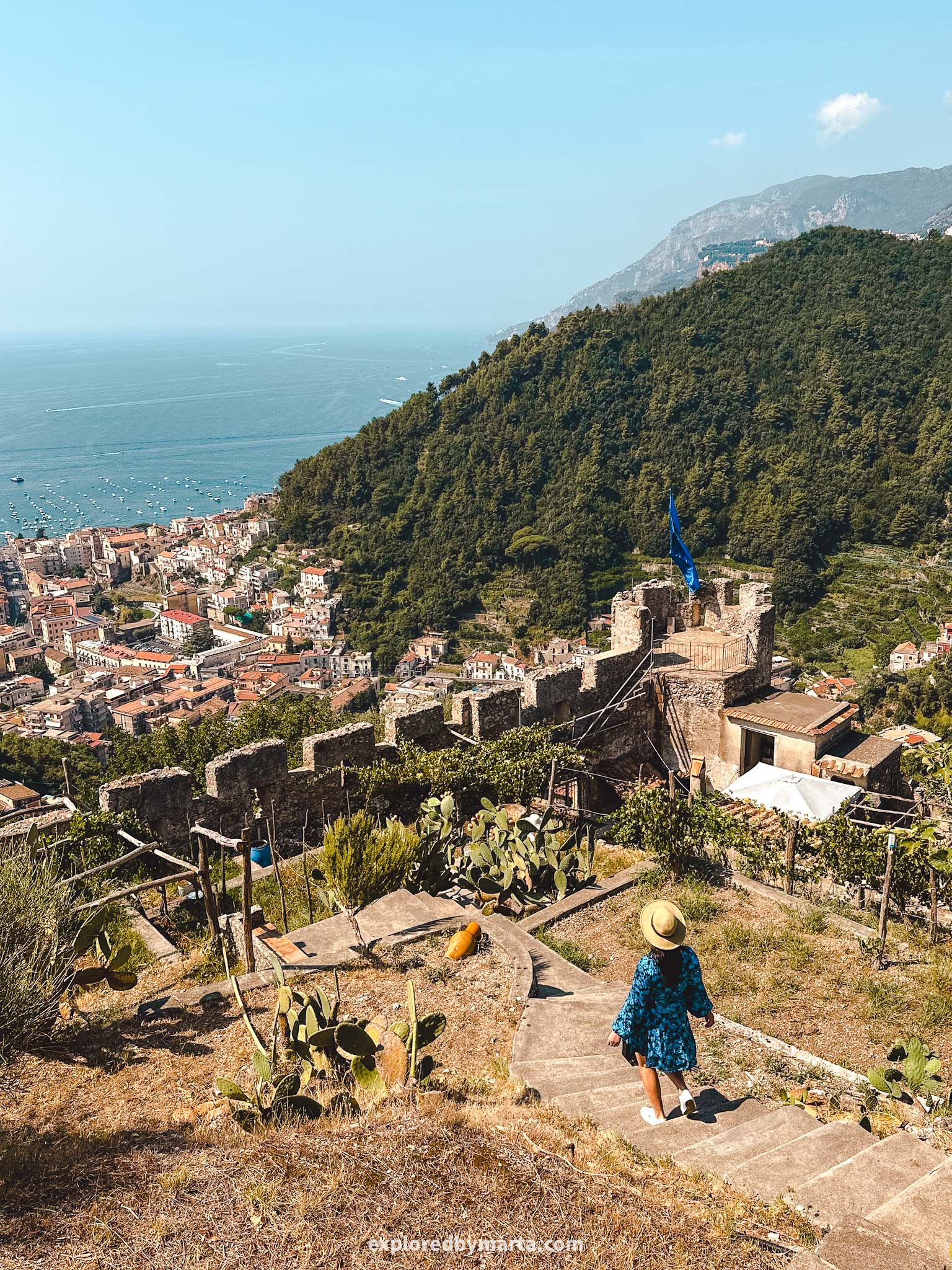 Maiori, Italy-Castello di San Nicola de Thoro-Plano in Maiori