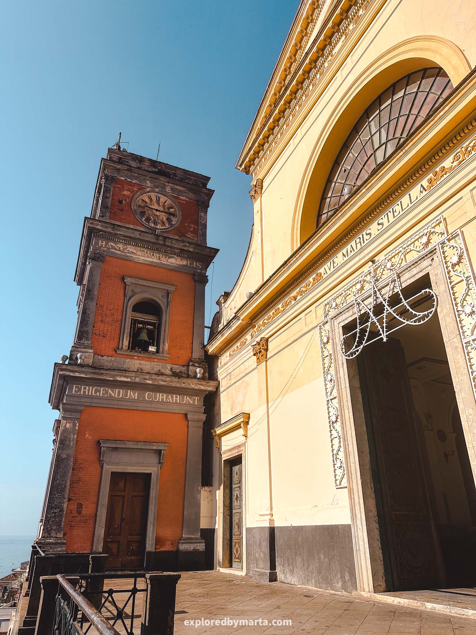 Maiori, Italy-Santuario Santa Maria a Mare in Maiori