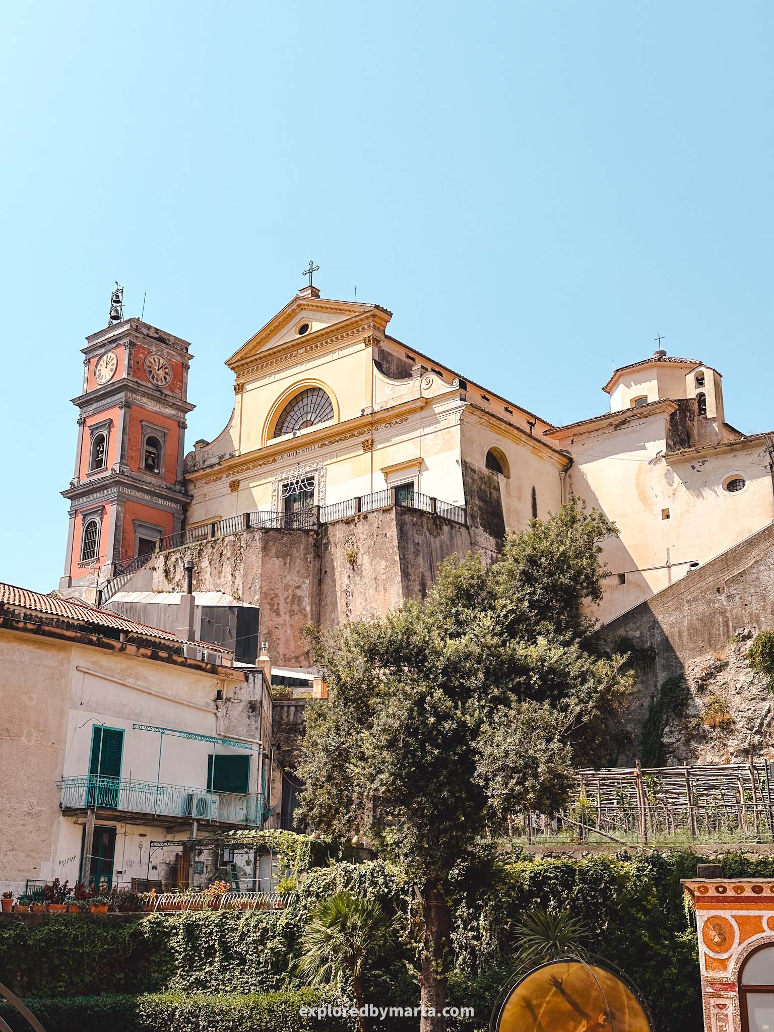 Maiori, Italy-Santuario Santa Maria a Mare in Maiori