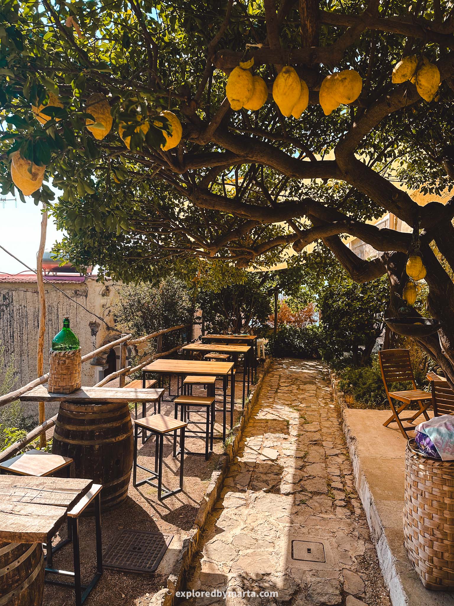 Minori, Italy-Sentiero dei Limoni or Path of the Lemons on the Amalfi Coast