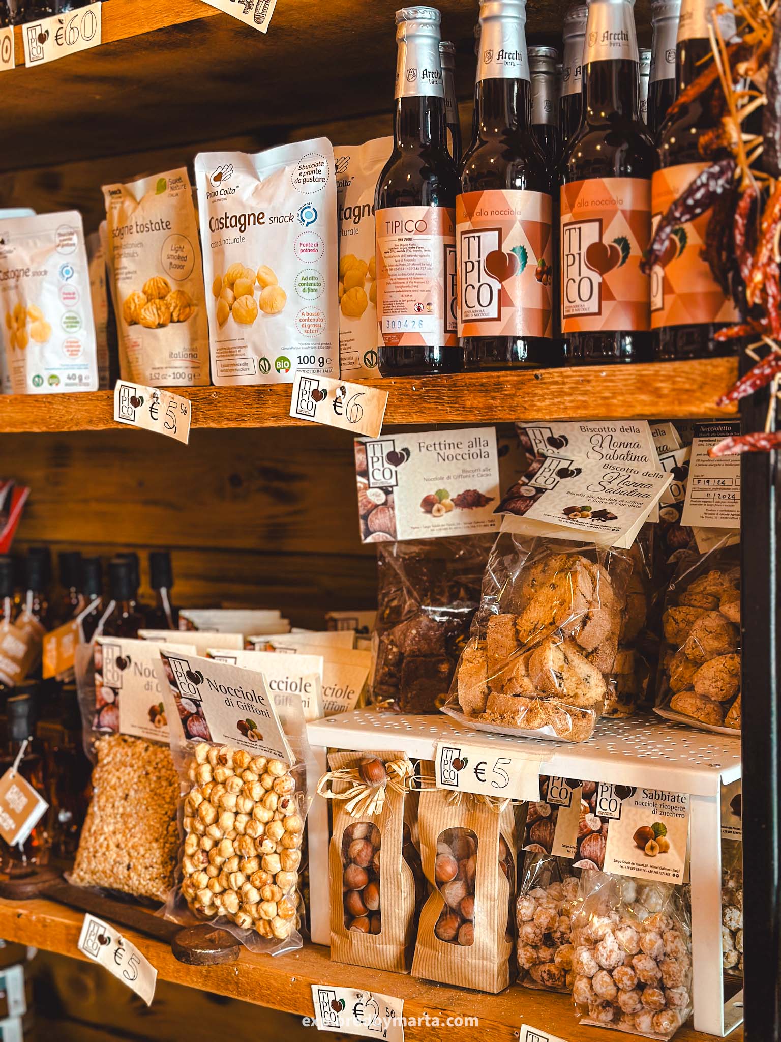 Minori, Italy-shopping at Corso Vittorio Emanuele in Minori