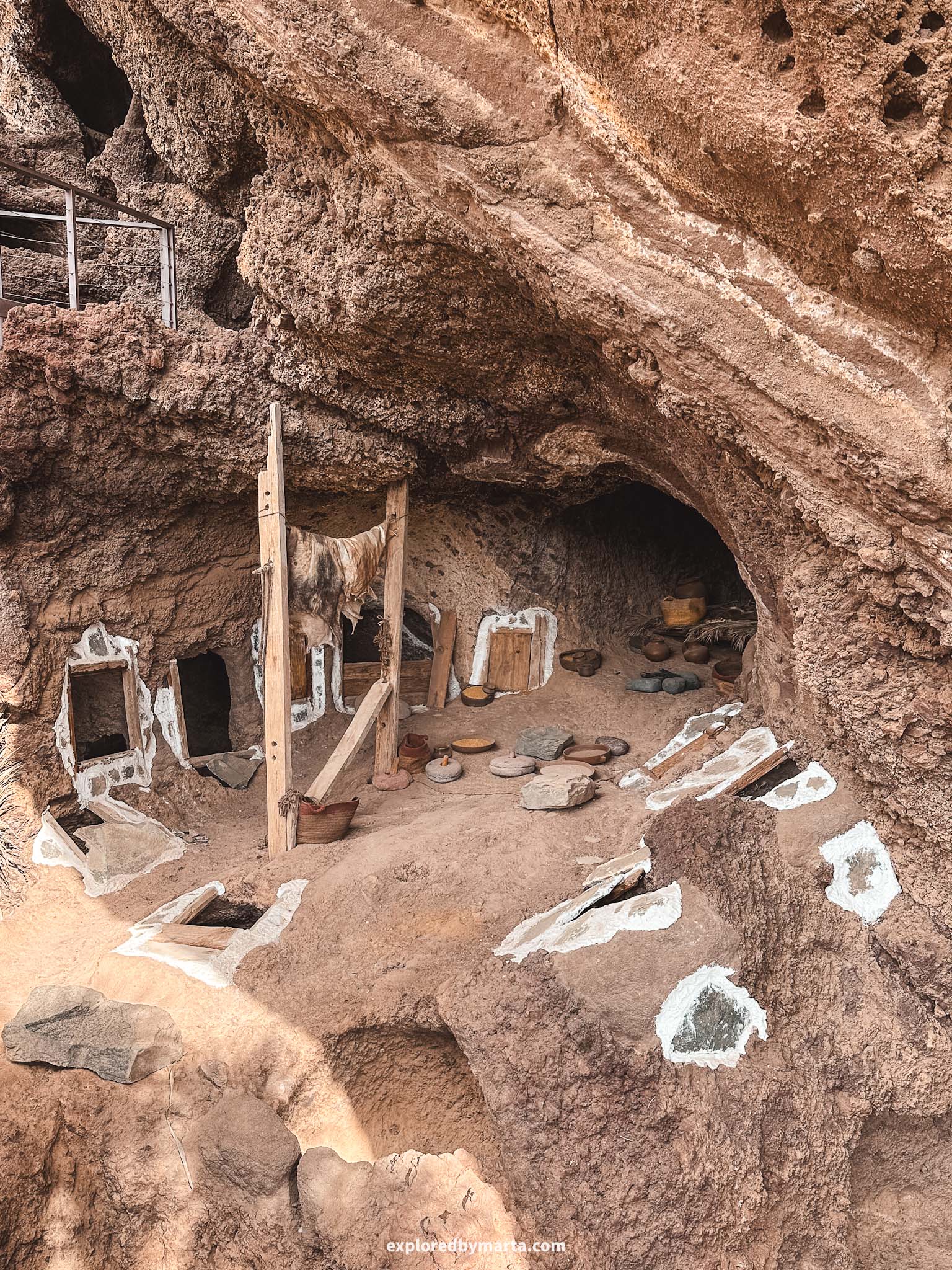 Gran Canaria, Spain-Caves of Valeron or Cenobio de Valerón caves in Gran Canaria