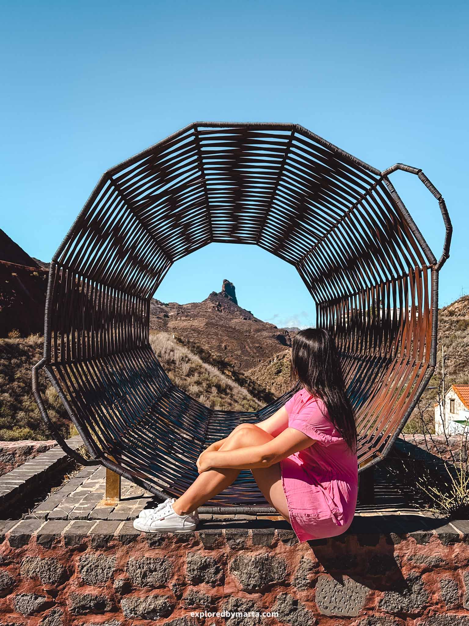 Gran Canaria, Spain-La Cesta is one of the most beautiful viewpoints in Gran Canaria, Spain
