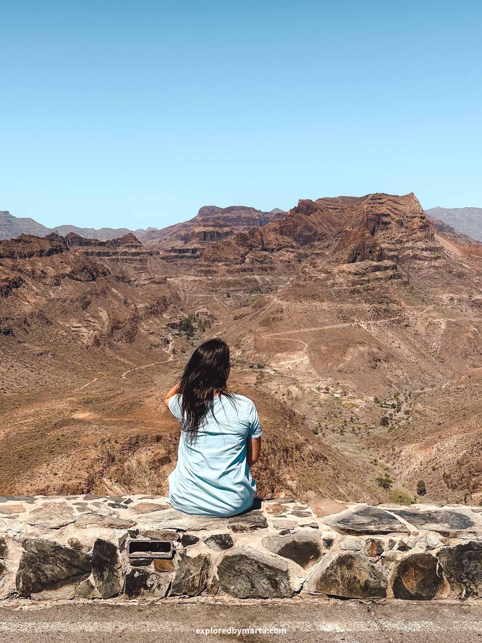 Gran Canaria, Spain-Mirador Astronómico de la Degollada de las Yeguas