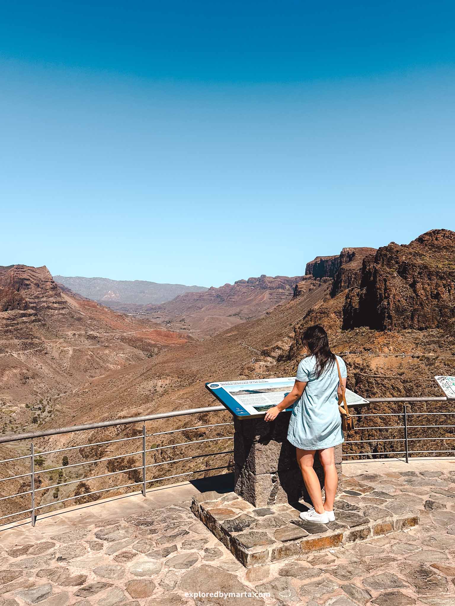 Gran Canaria, Spain-Mirador Astronómico de la Degollada de las Yeguas
