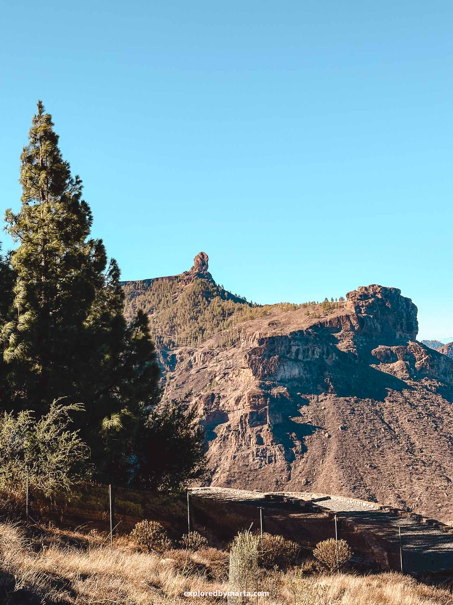 Gran Canaria, Spain-Mirador Degollada de Becerra viewpoint in Gran Canaria