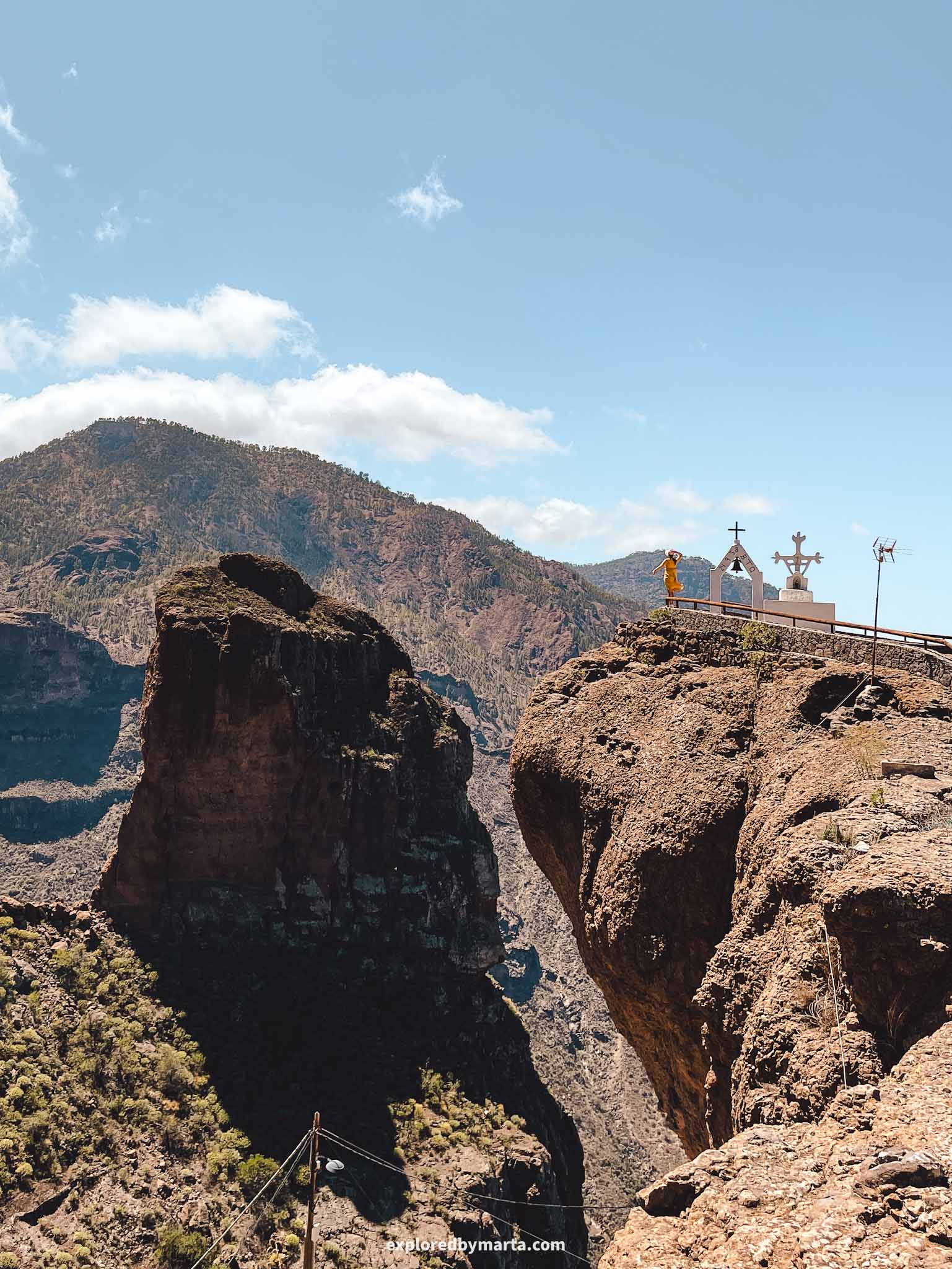 Gran Canaria, Spain-Mirador El Toscón, one of the most beautiful viewpoints in Gran Canaria