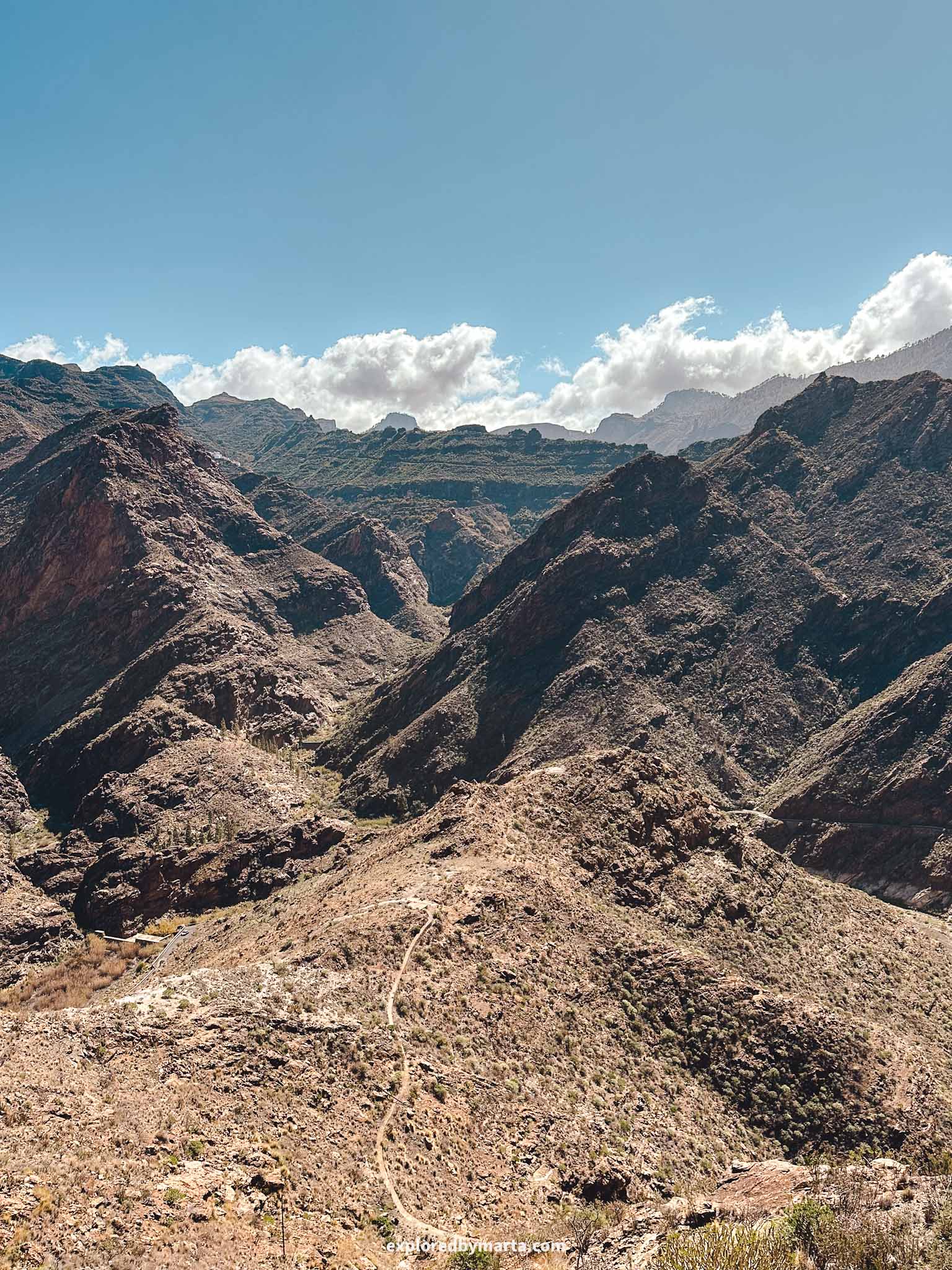 Gran Canaria, Spain-Mirador del Molino viewpoint in Gran Canaria