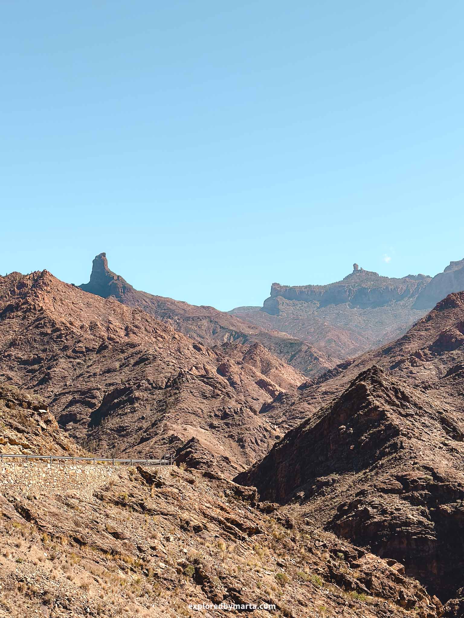 Gran Canaria, Spain-Mirador del Molino viewpoint in Gran Canaria