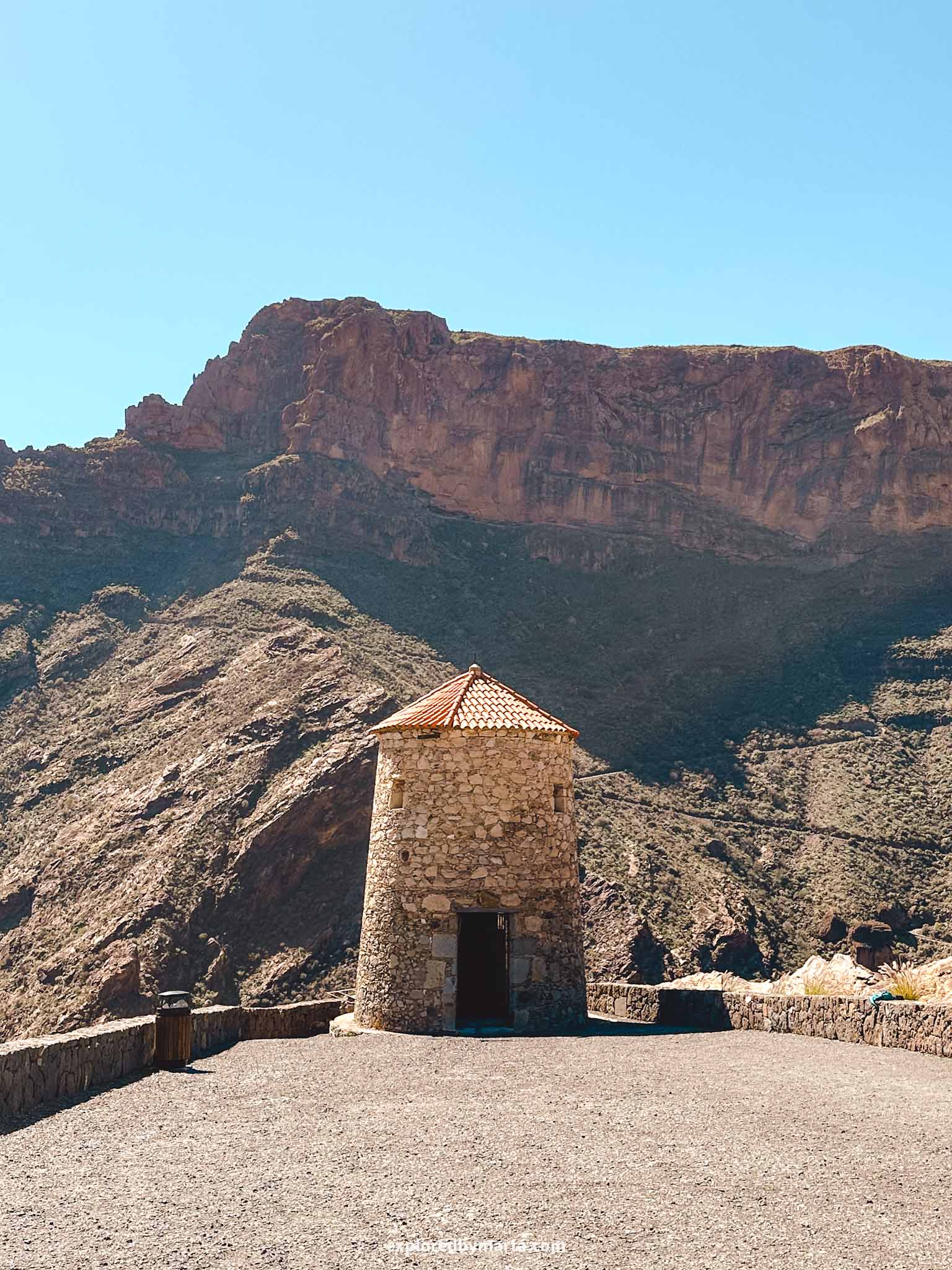 Gran Canaria, Spain-Mirador del Molino viewpoint in Gran Canaria