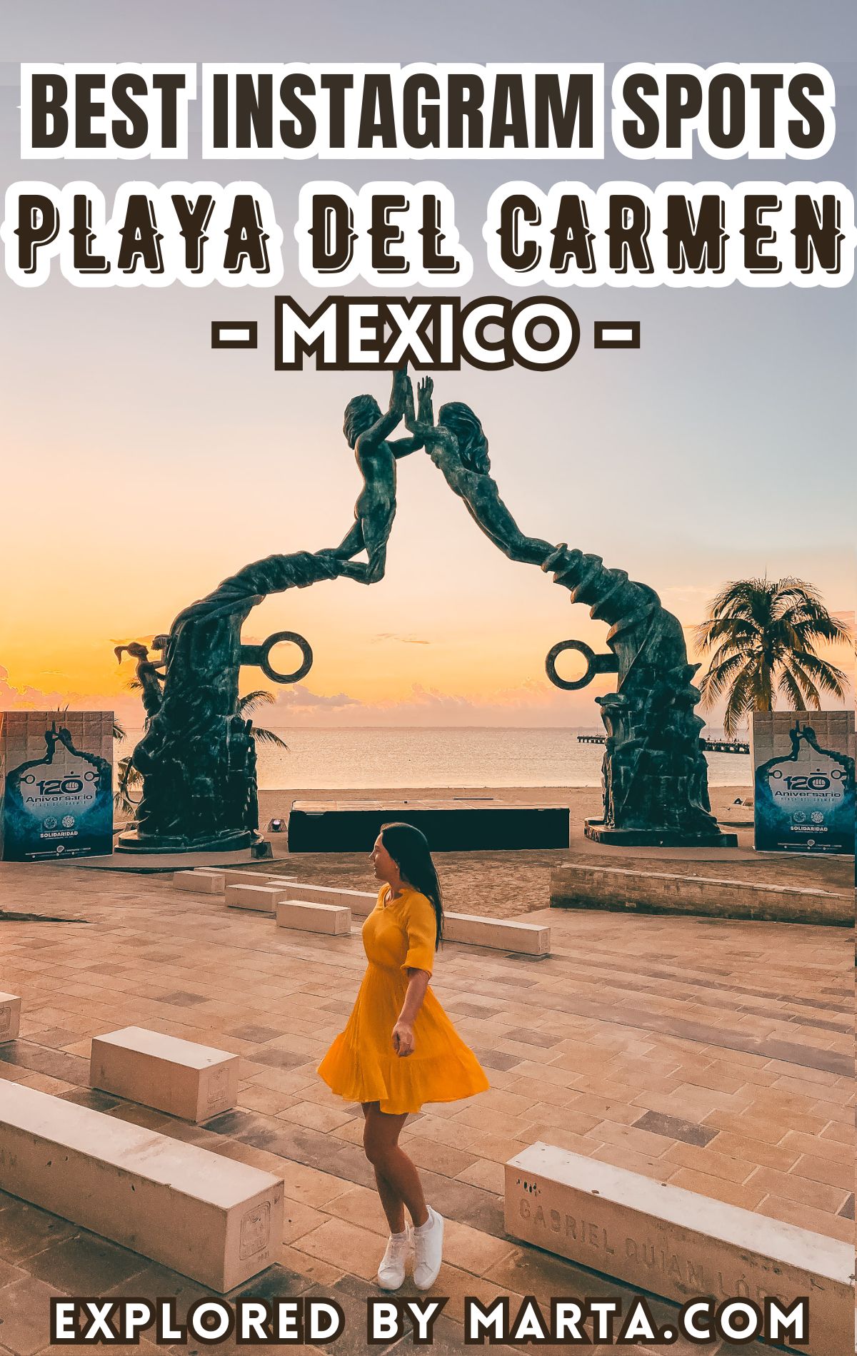 Instagram spots in Playa del Carmen, Mexico