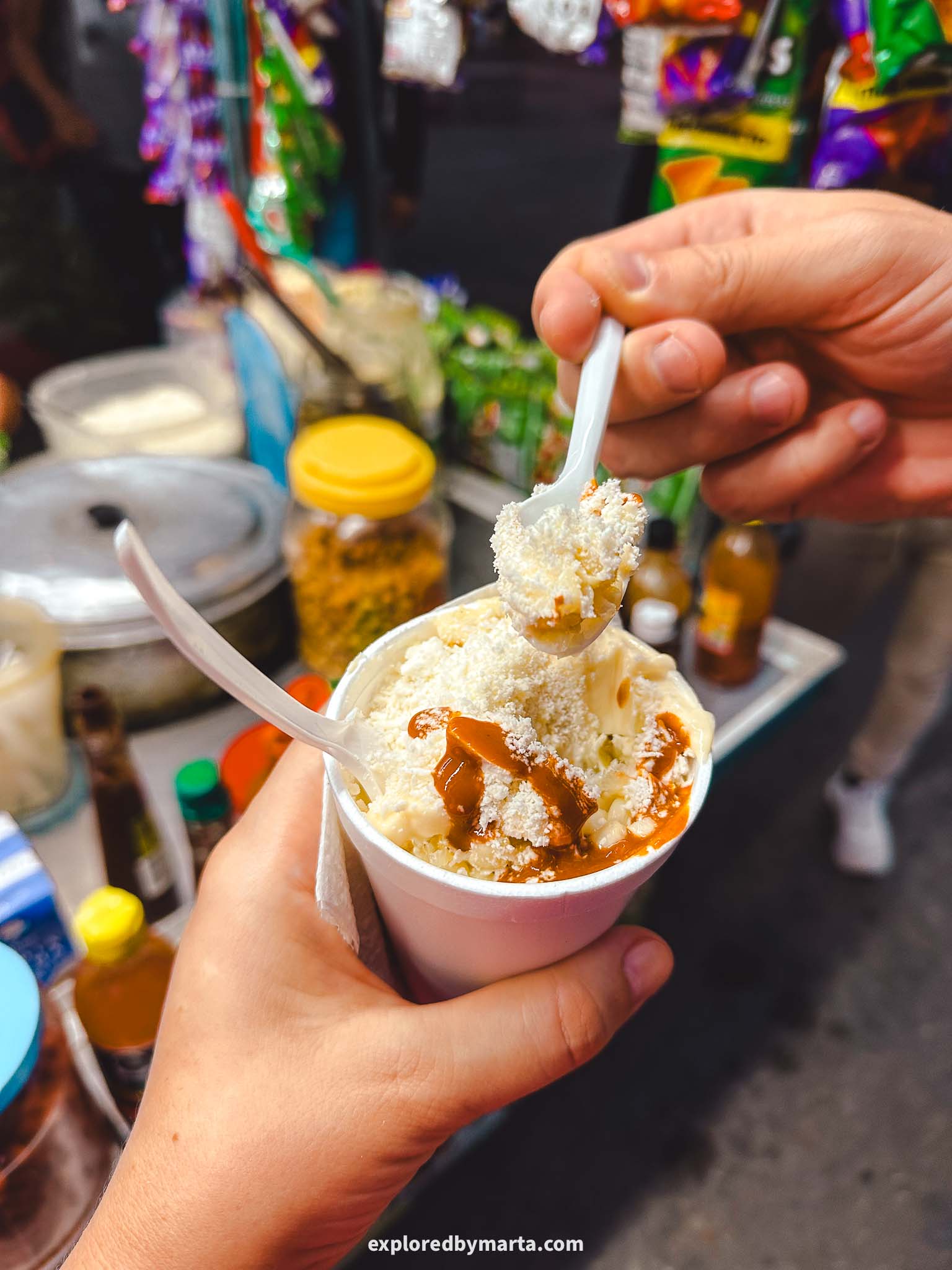 Mexican street food-esquites