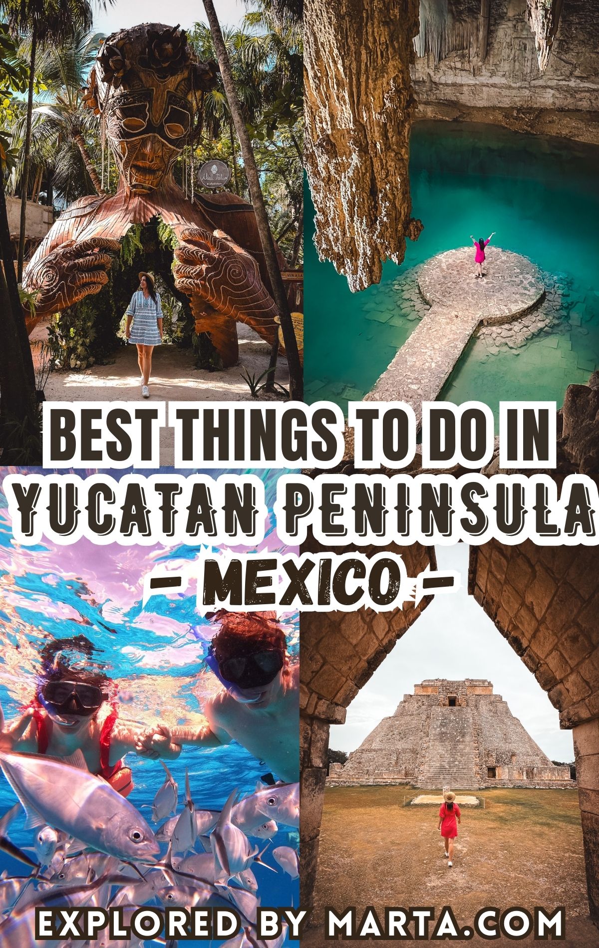 Ultimate bucket list things to do in the Yucatan Peninsula in Mexico