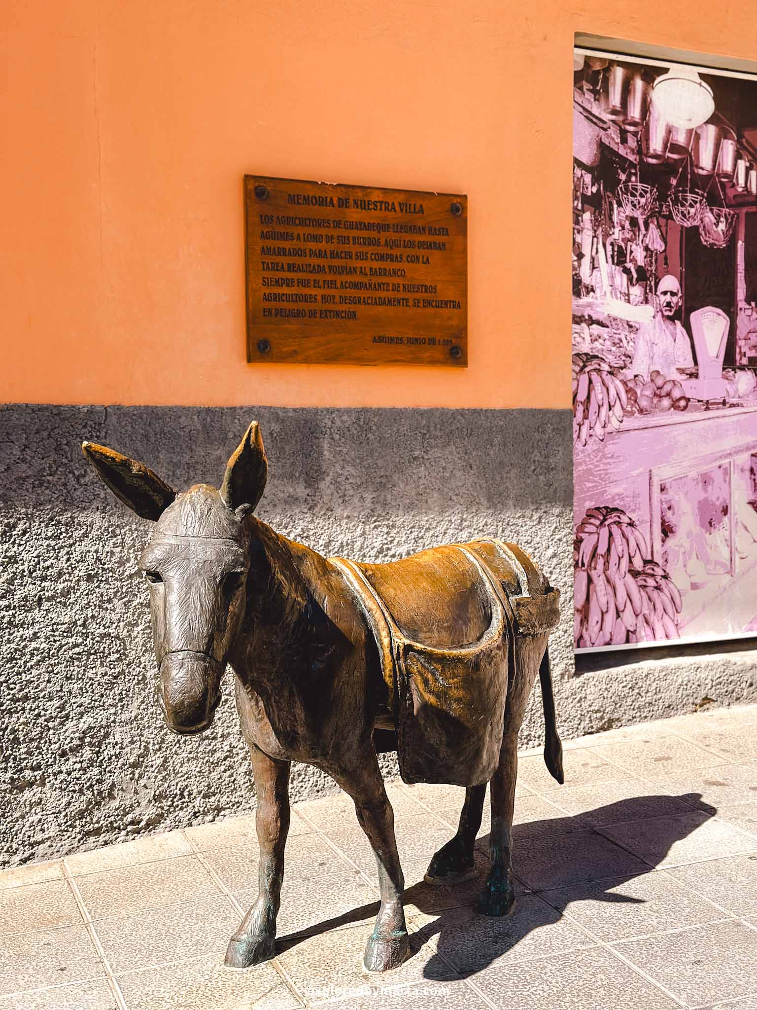 Gran Canaria, Spain-Agüimes village is a hidden gem in Gran Canaria known for its bronze statues in the village