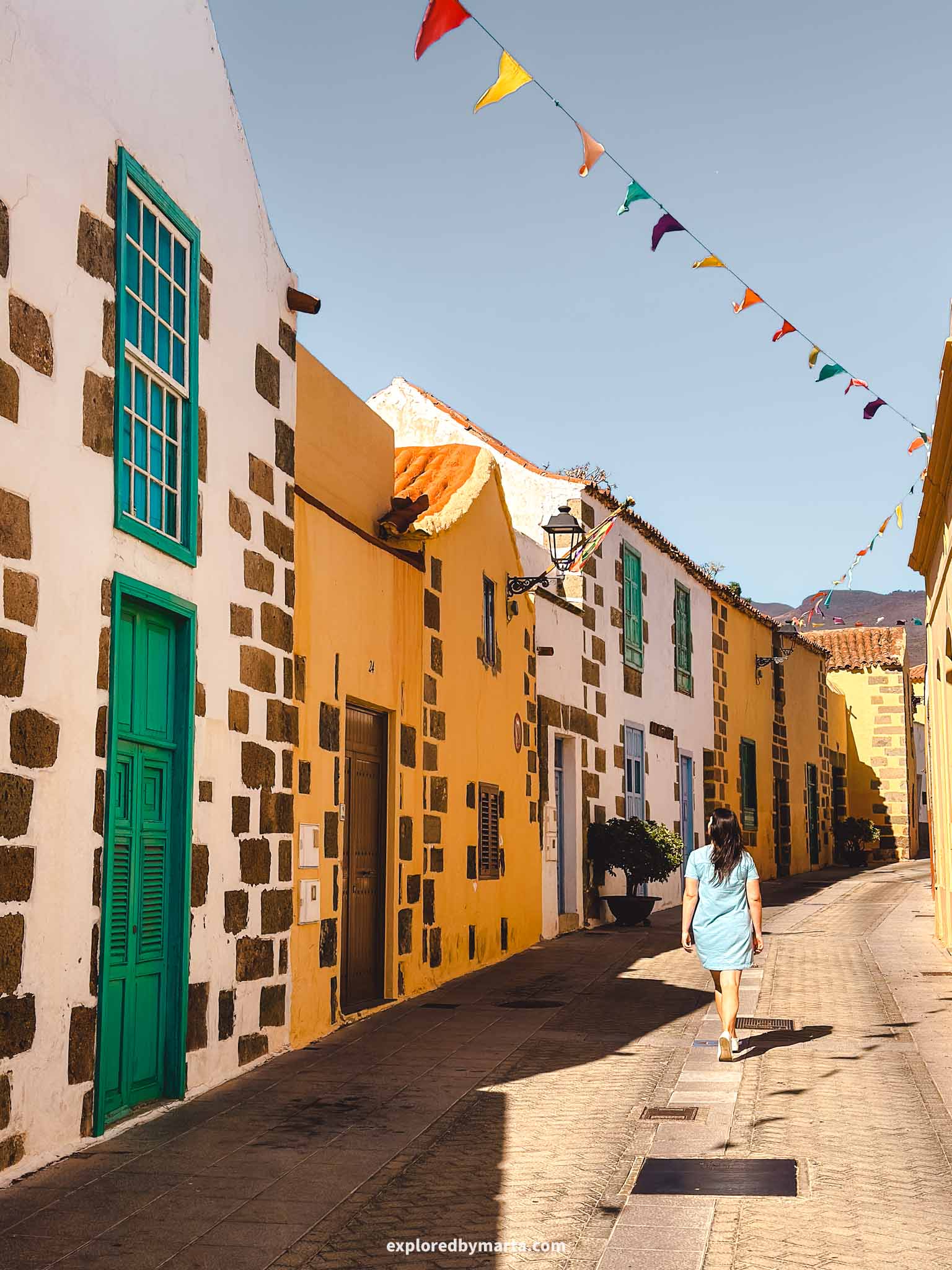 Gran Canaria, Spain-Agüimes village is a hidden gem in Gran Canaria known for its bronze statues in the village