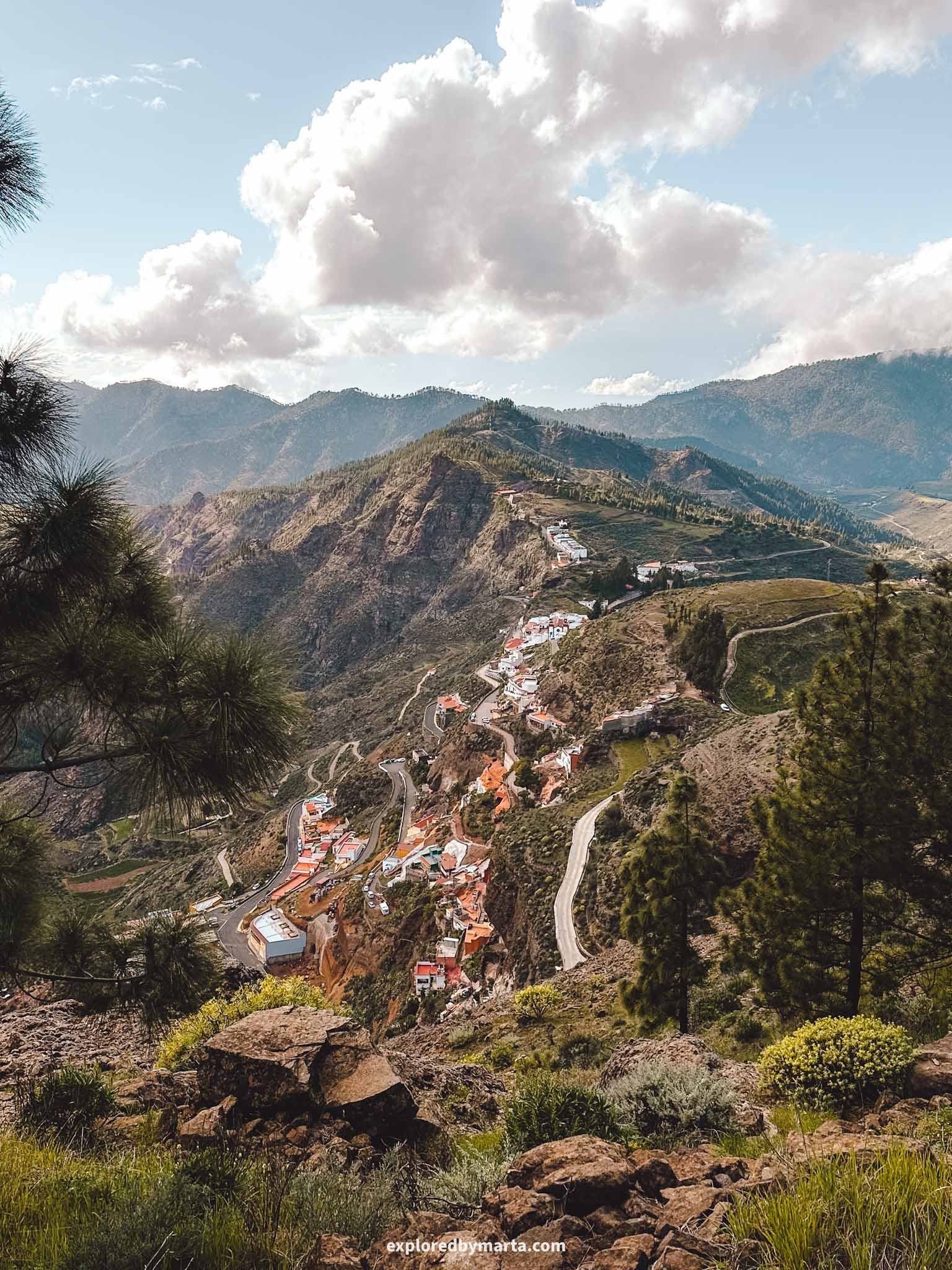 Gran Canaria, Spain-Artenara village in Gran Canaria, Spain
