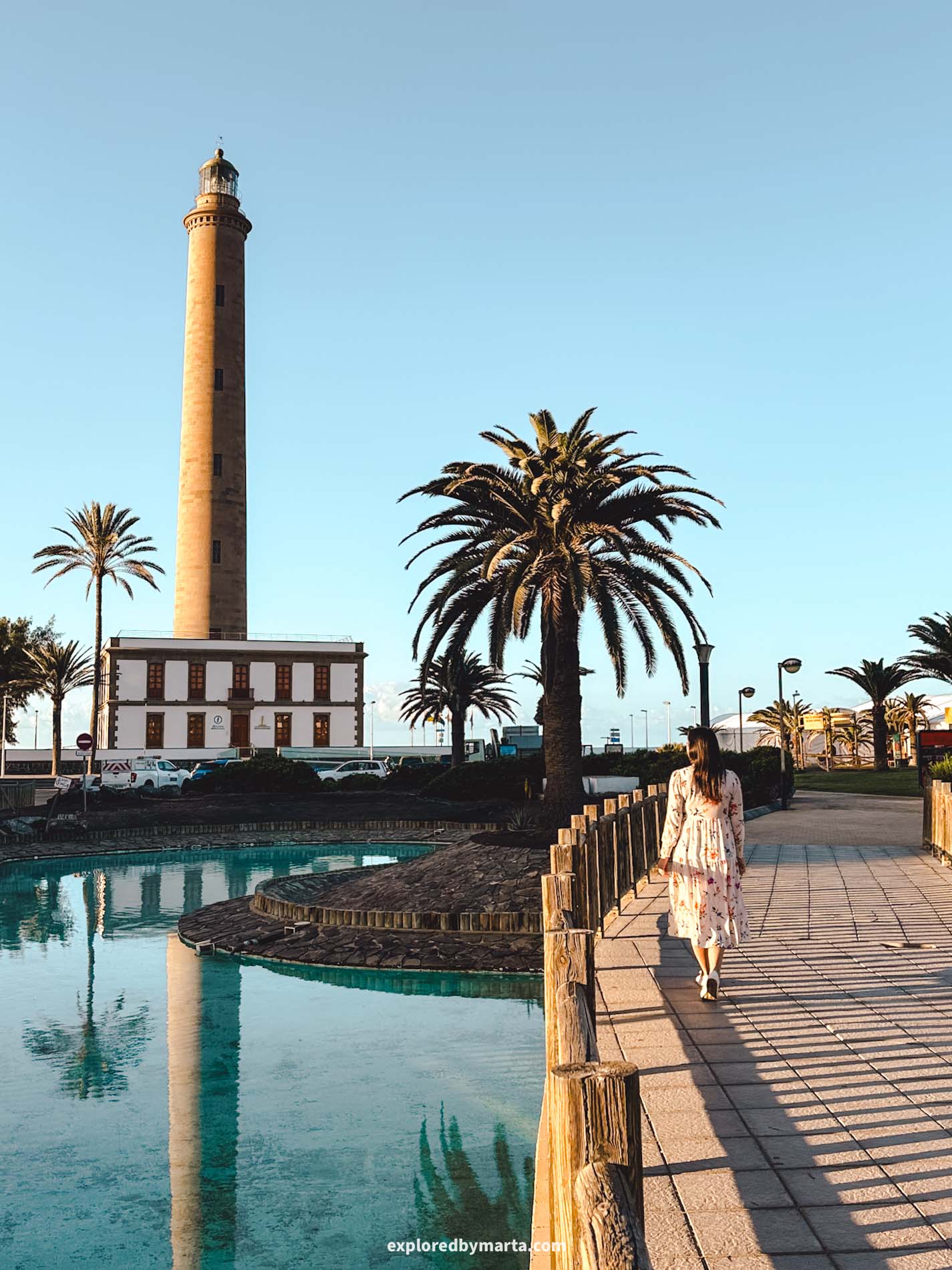 Gran Canaria, Spain-Faro de Maspalomas lighthouse in Gran Canaria